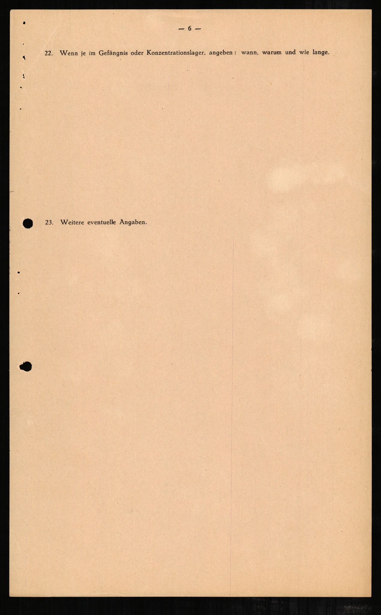 Forsvaret, Forsvarets overkommando II, RA/RAFA-3915/D/Db/L0002: CI Questionaires. Tyske okkupasjonsstyrker i Norge. Tyskere., 1945-1946, p. 84