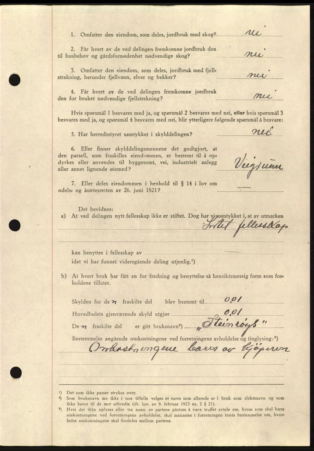 Nordmøre sorenskriveri, AV/SAT-A-4132/1/2/2Ca: Mortgage book no. A97, 1944-1944, Diary no: : 539/1944