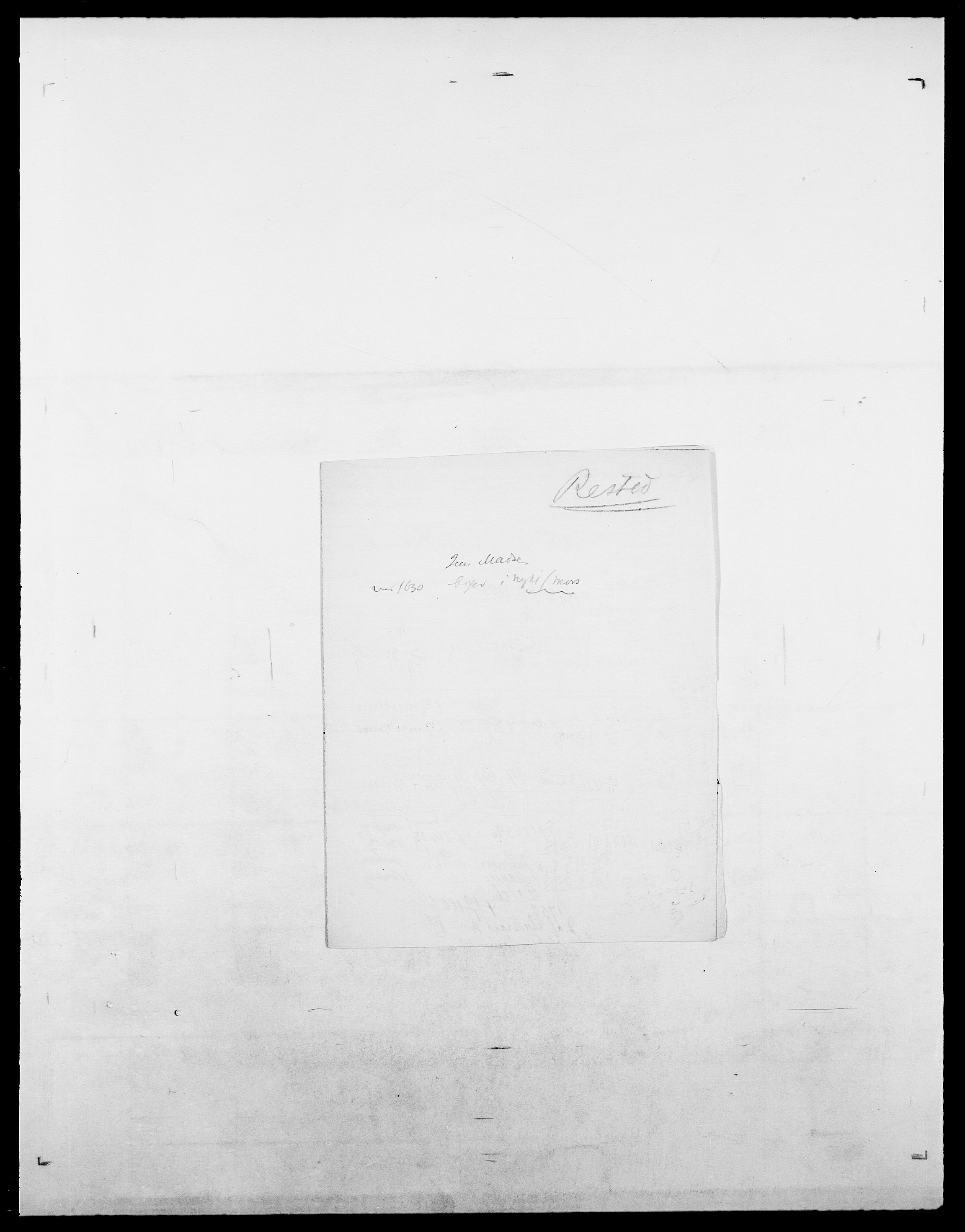 Delgobe, Charles Antoine - samling, SAO/PAO-0038/D/Da/L0032: Rabakovsky - Rivertz, p. 438
