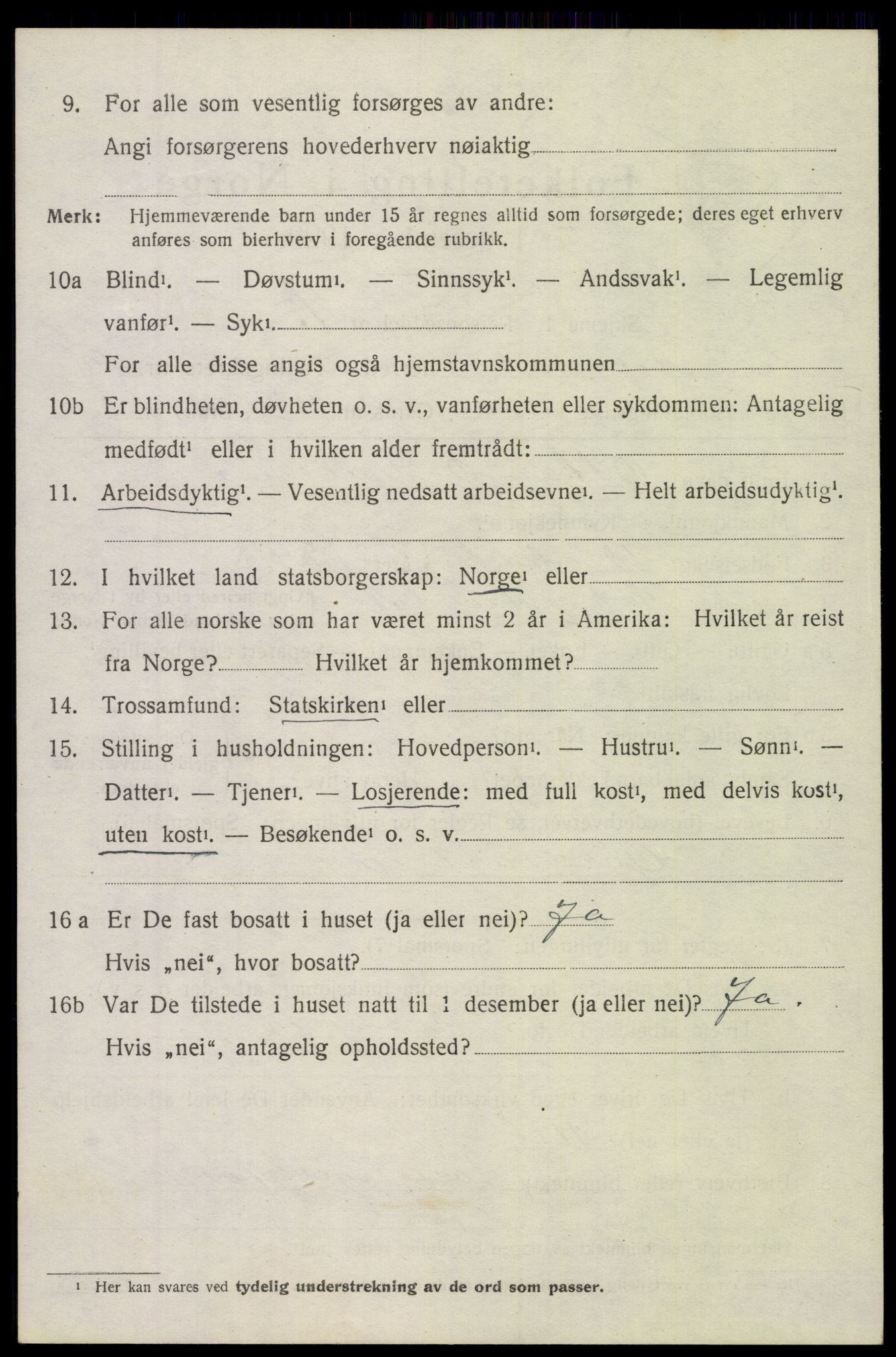 SAH, 1920 census for Sør-Aurdal, 1920, p. 6264