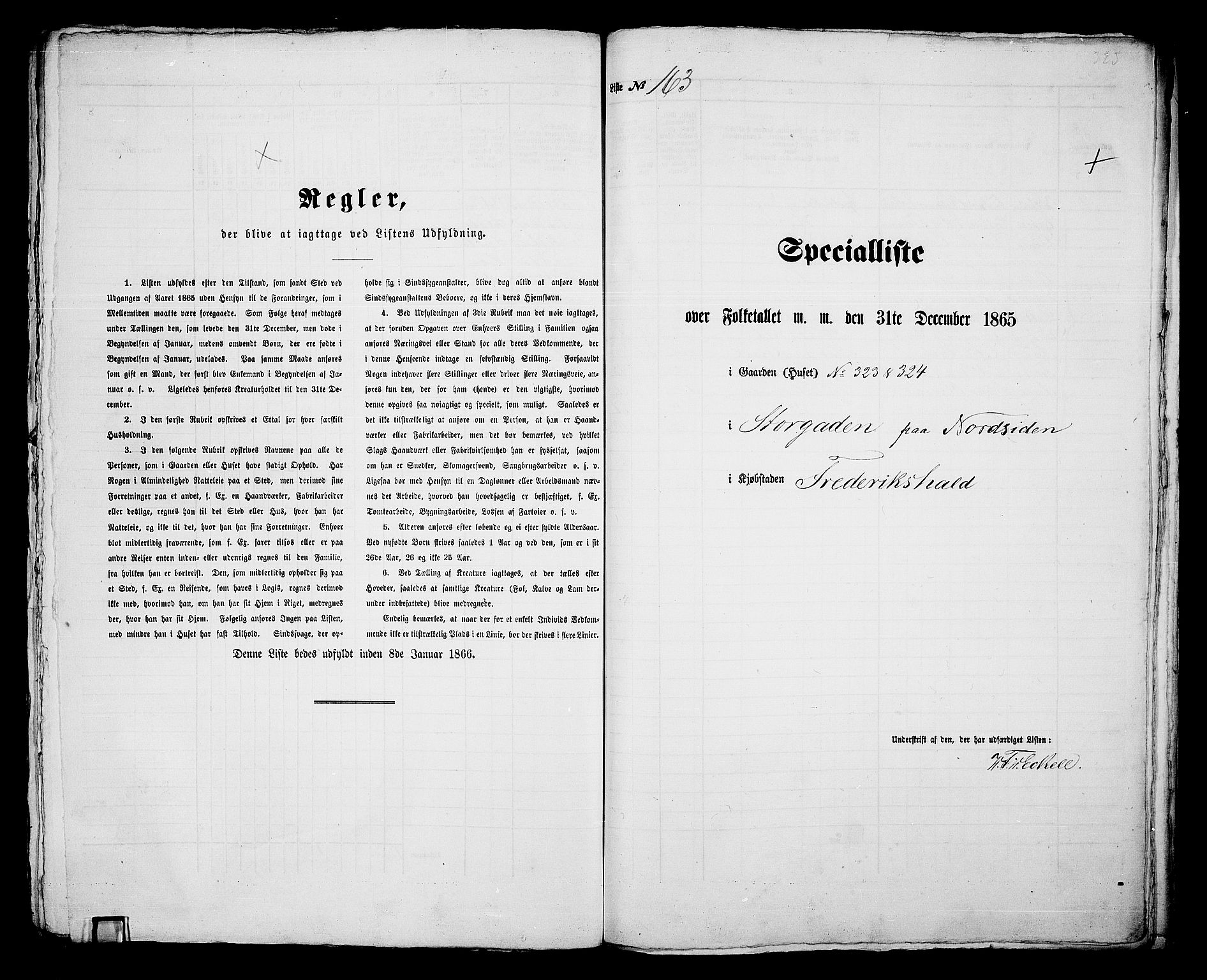 RA, 1865 census for Fredrikshald, 1865, p. 339