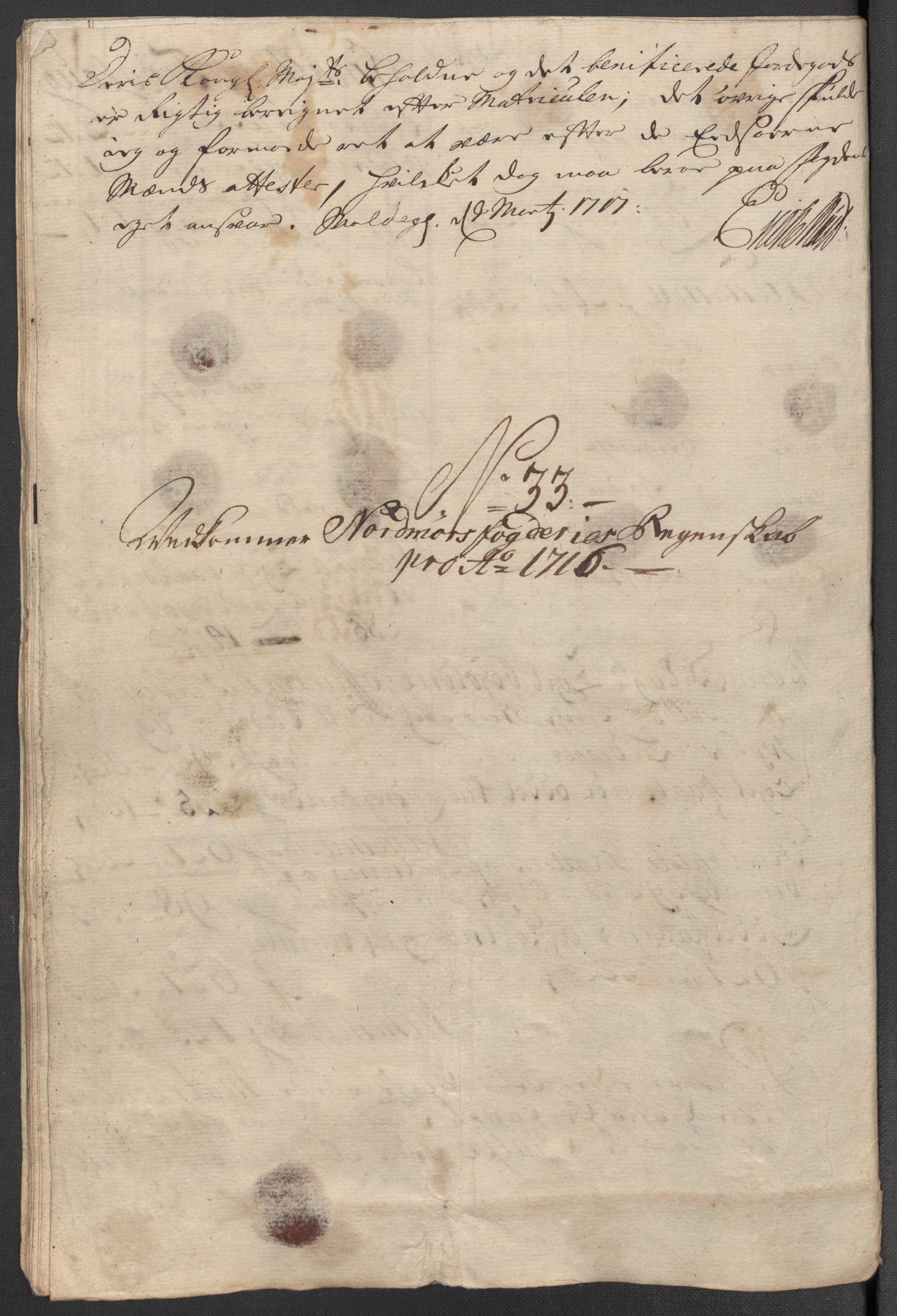Rentekammeret inntil 1814, Reviderte regnskaper, Fogderegnskap, RA/EA-4092/R56/L3749: Fogderegnskap Nordmøre, 1716, p. 188
