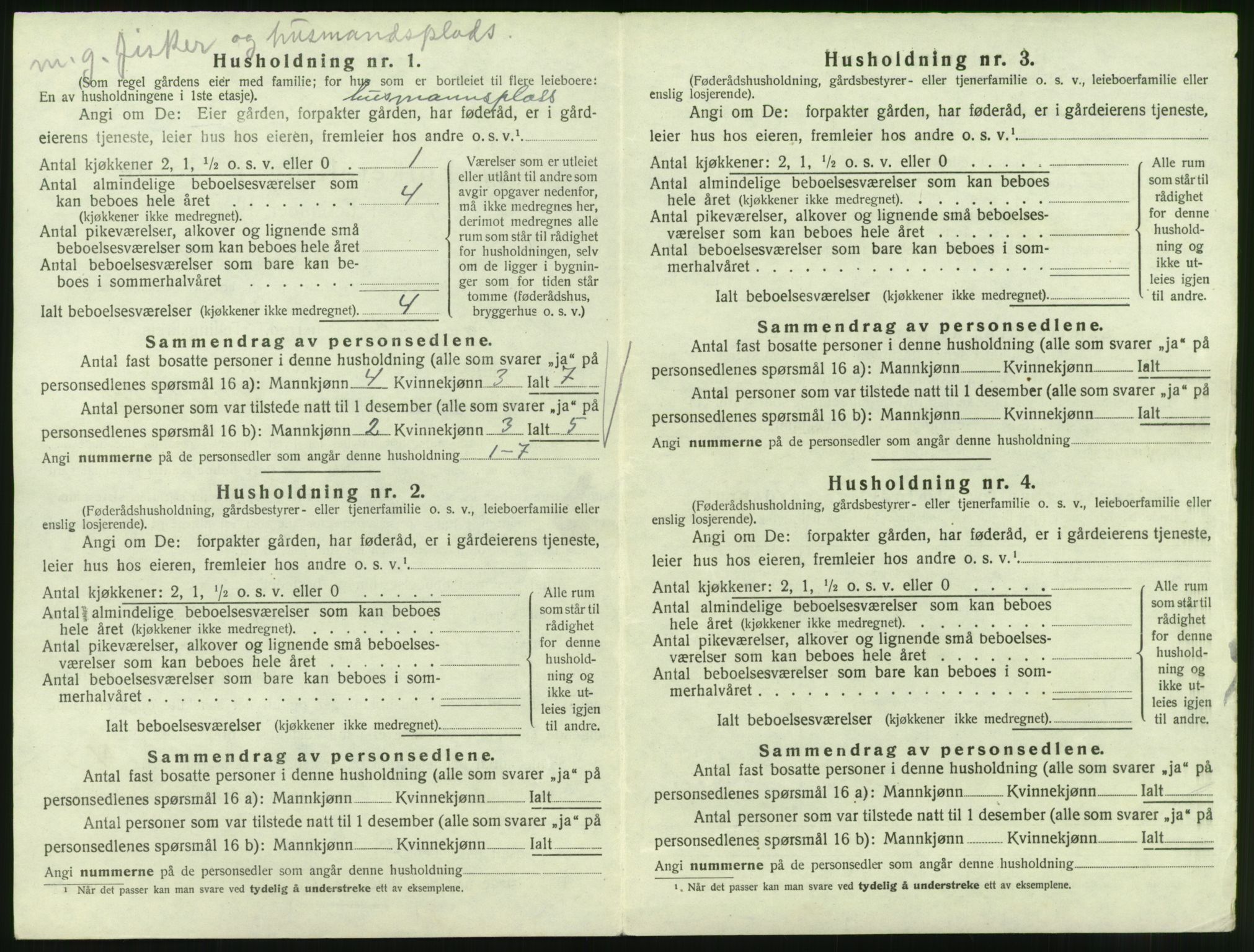 SAT, 1920 census for Valsøyfjord, 1920, p. 78