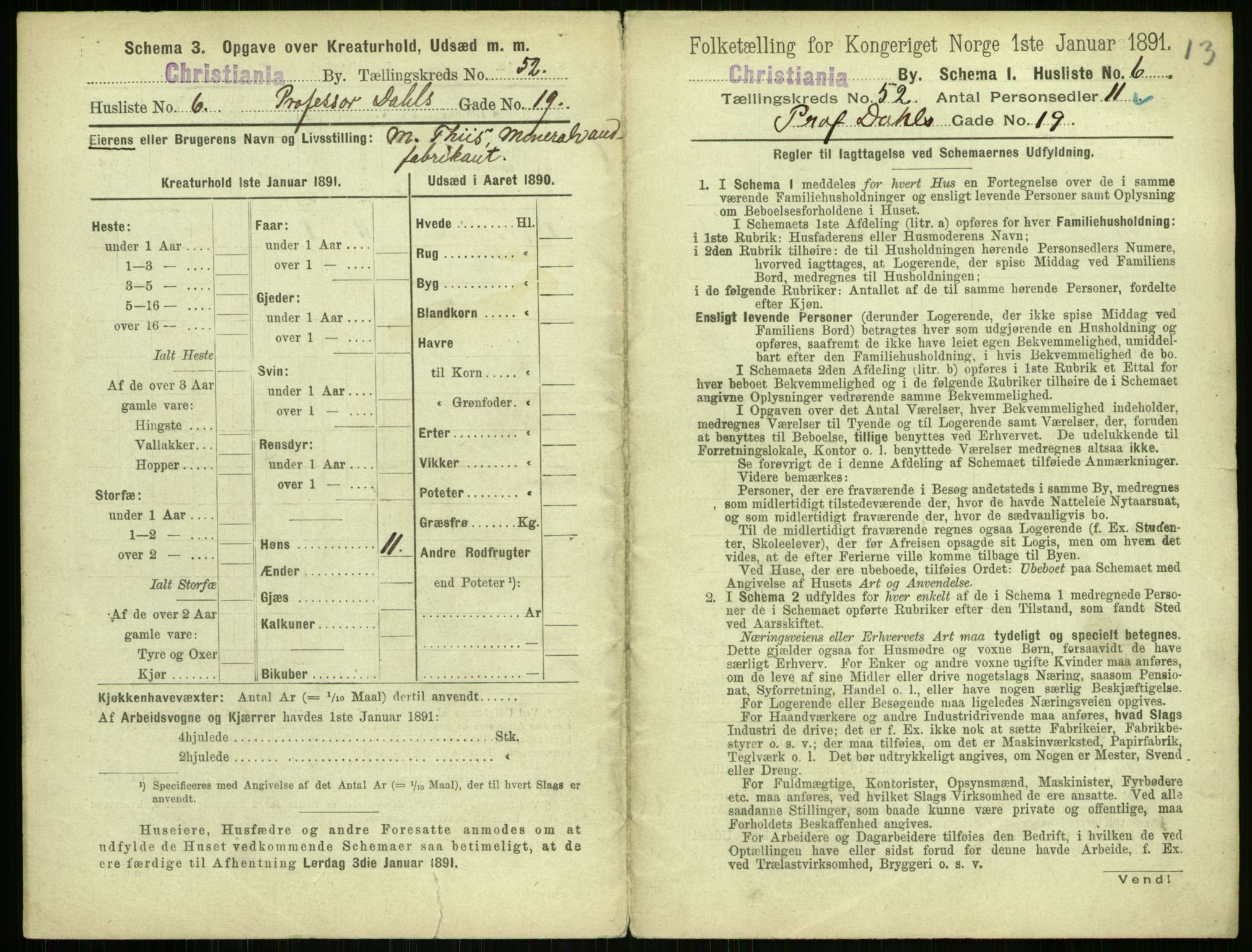 RA, 1891 census for 0301 Kristiania, 1891, p. 29557