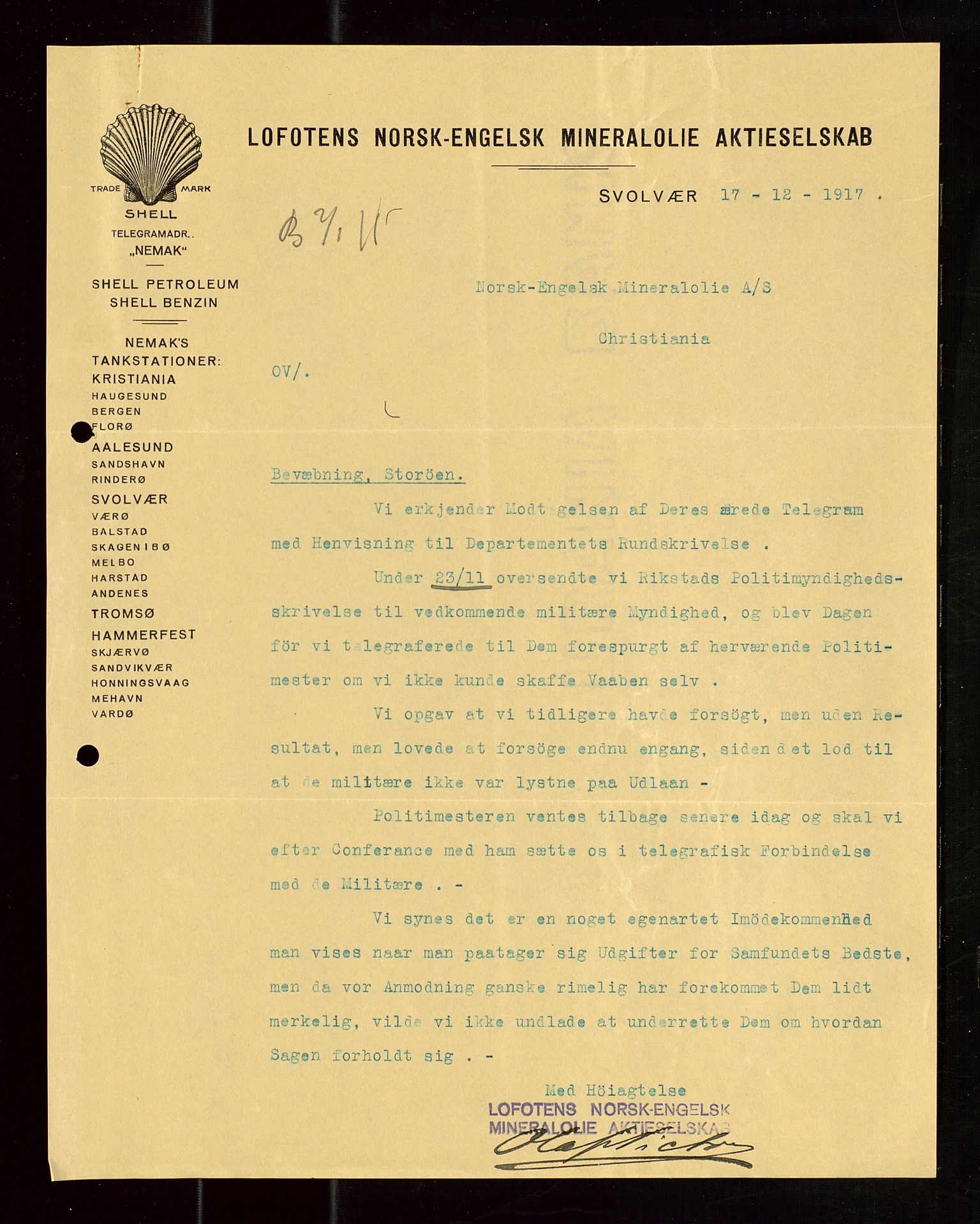 Pa 1521 - A/S Norske Shell, AV/SAST-A-101915/E/Ea/Eaa/L0019: Sjefskorrespondanse, 1917, p. 522