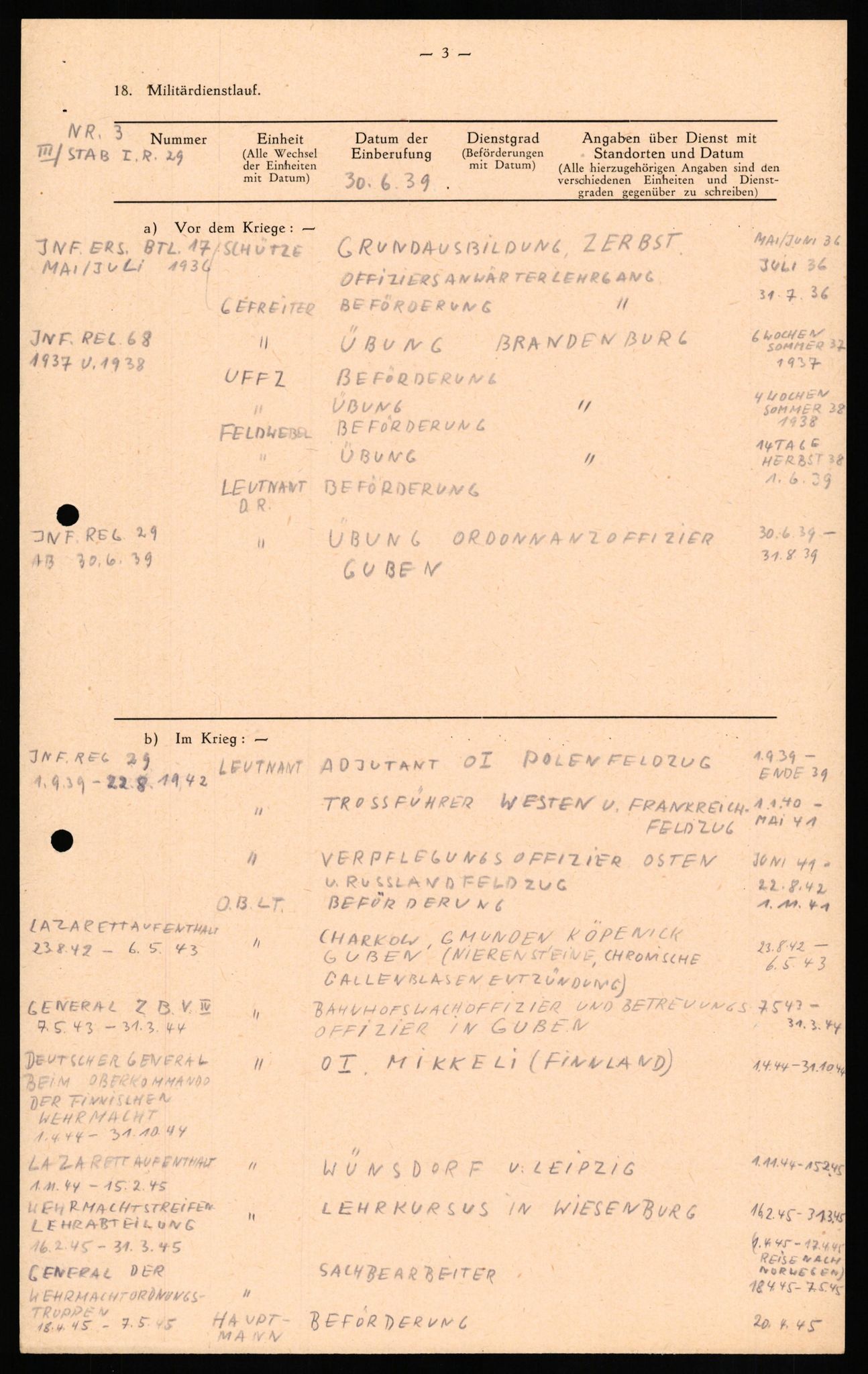 Forsvaret, Forsvarets overkommando II, AV/RA-RAFA-3915/D/Db/L0024: CI Questionaires. Tyske okkupasjonsstyrker i Norge. Tyskere., 1945-1946, p. 67