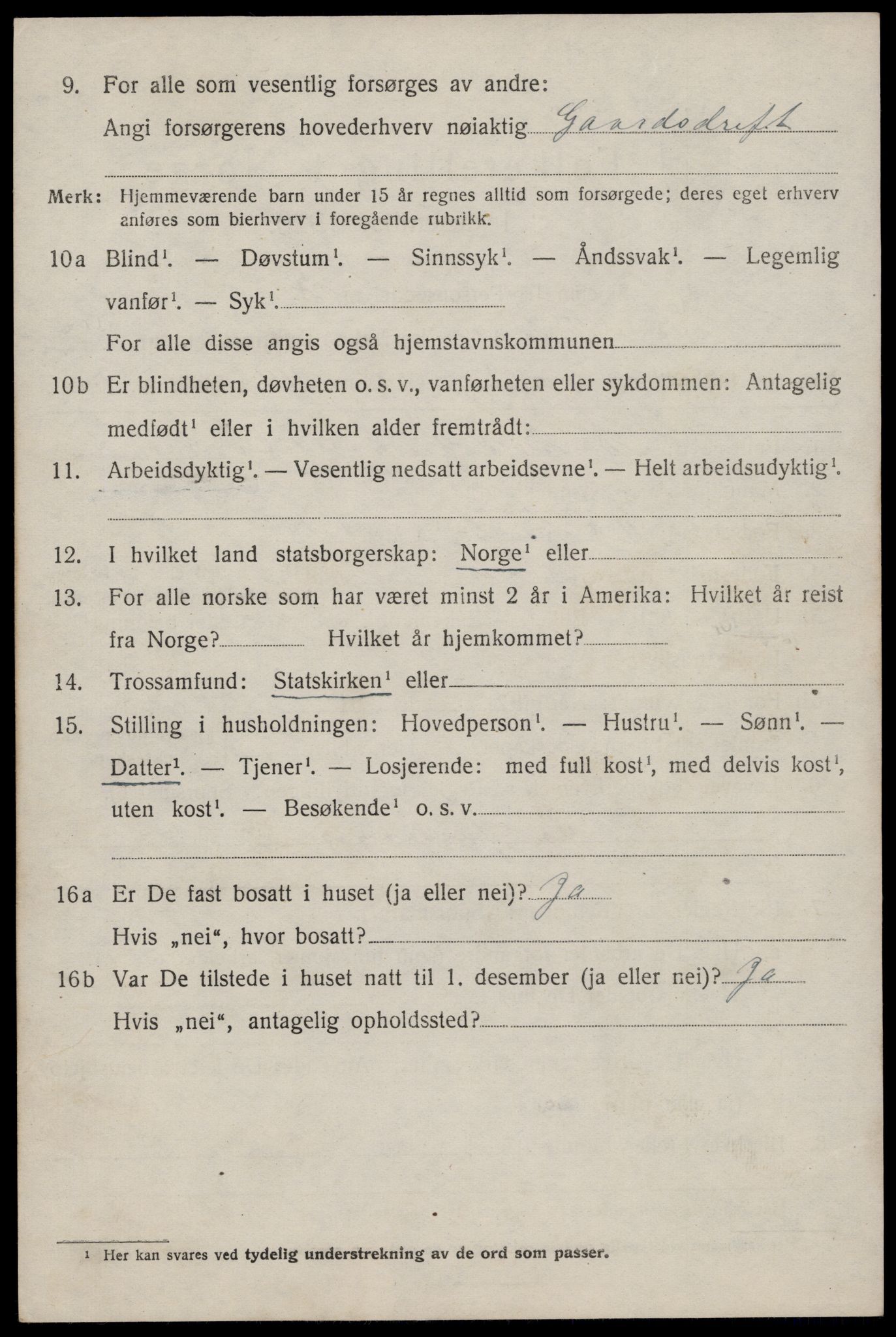 SAST, 1920 census for Vats, 1920, p. 1458