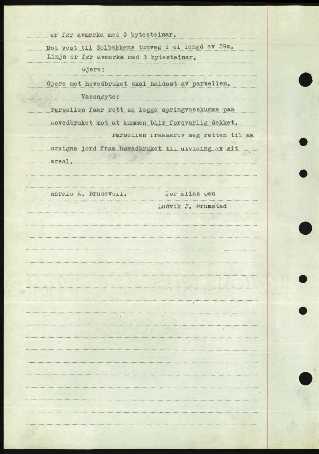 Nordre Sunnmøre sorenskriveri, AV/SAT-A-0006/1/2/2C/2Ca: Mortgage book no. A24, 1947-1947, Diary no: : 1104/1947