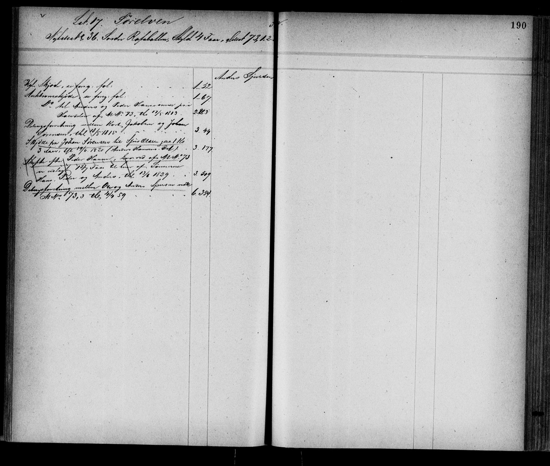 Alta fogderi/sorenskriveri, SATØ/SATØ-5/1/K/Kb/Kba/L0008pantereg: Mortgage register no. 8, 1776, p. 190