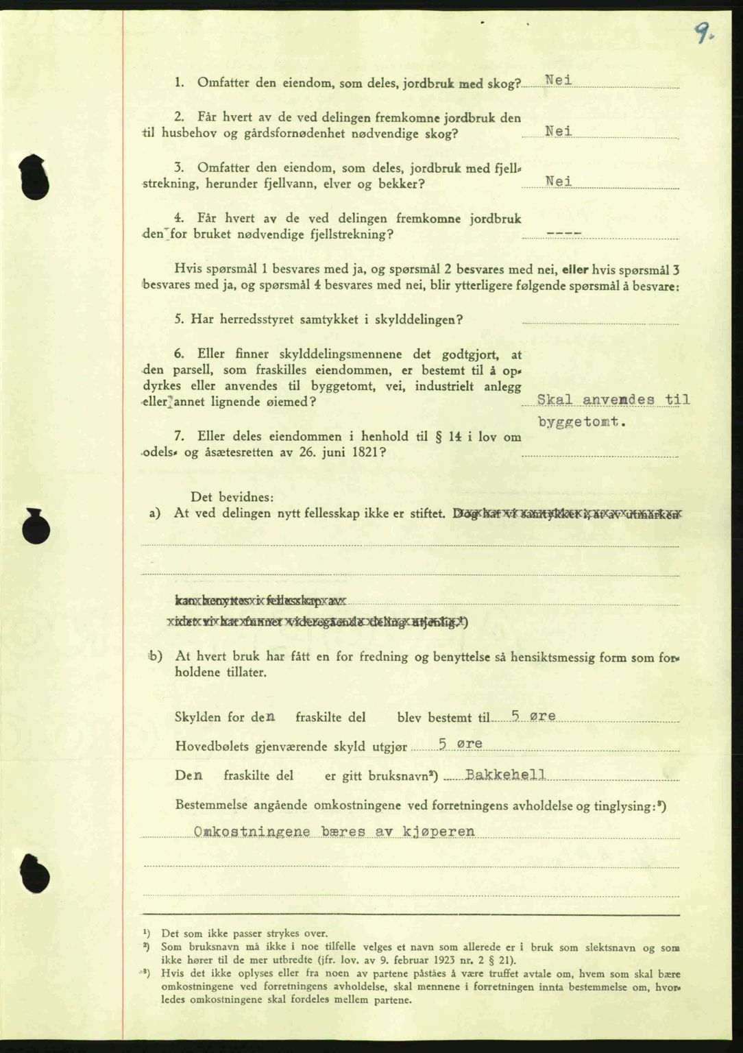 Nordmøre sorenskriveri, AV/SAT-A-4132/1/2/2Ca: Mortgage book no. A100a, 1945-1945, Diary no: : 1147/1945