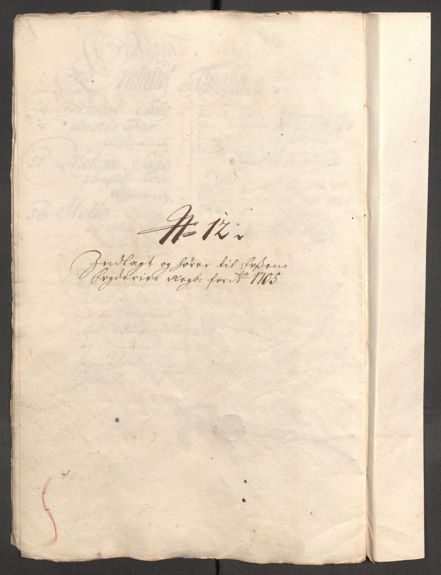 Rentekammeret inntil 1814, Reviderte regnskaper, Fogderegnskap, AV/RA-EA-4092/R57/L3856: Fogderegnskap Fosen, 1704-1705, p. 336