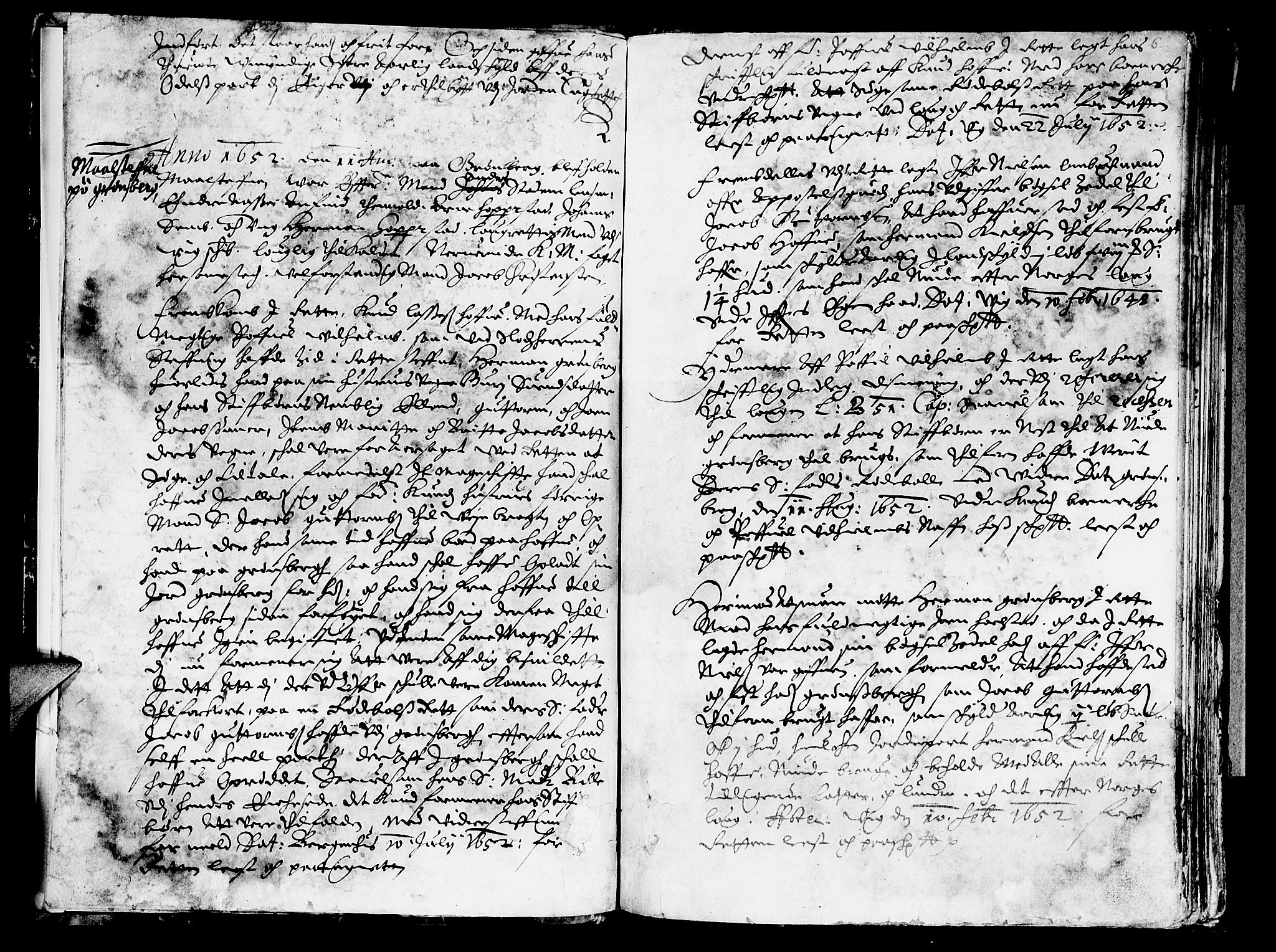 Ytre Sogn tingrett, AV/SAB-A-2601/1/F/Fa/L0001: Tingbok (justisprotokoll), 1652-1653, p. 5b-6a