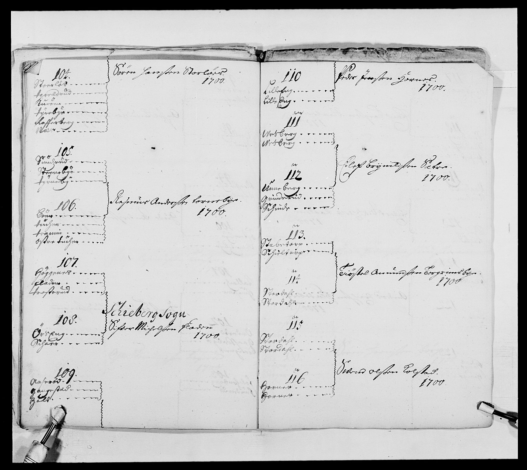 Kommanderende general (KG I) med Det norske krigsdirektorium, AV/RA-EA-5419/E/Ea/L0494: Smålenske regiment, 1697-1717, p. 131