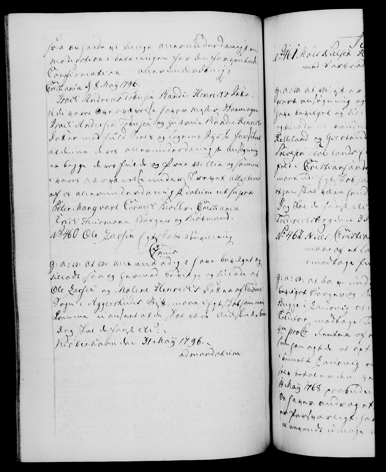 Danske Kanselli 1572-1799, RA/EA-3023/F/Fc/Fca/Fcaa/L0056: Norske registre, 1795-1796, p. 763b