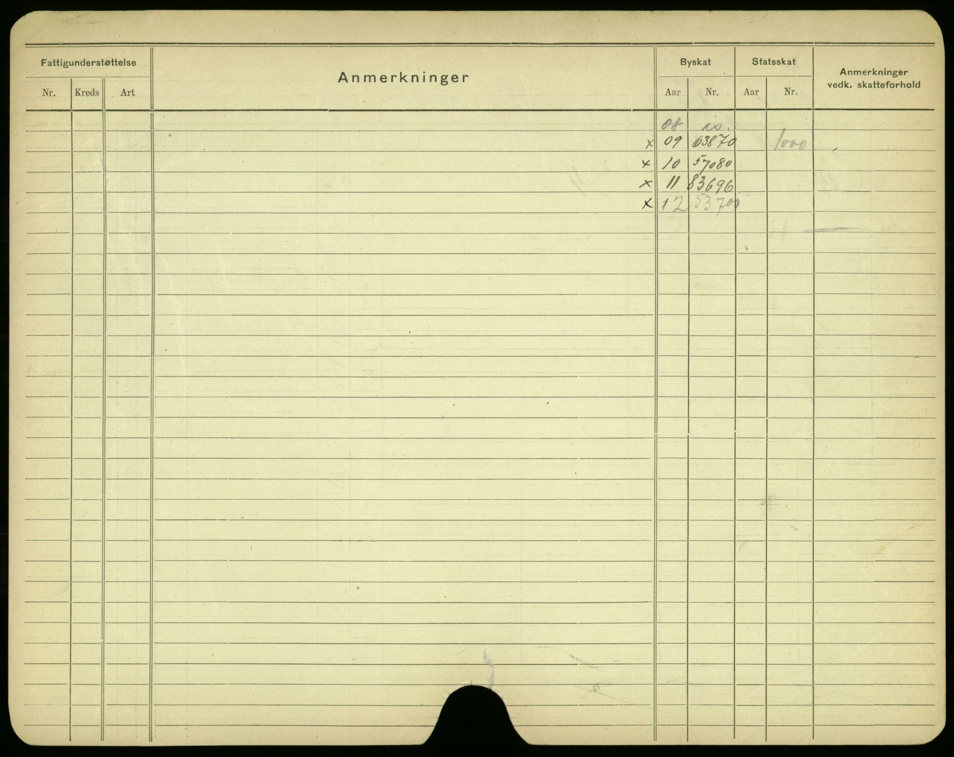 Oslo folkeregister, Registerkort, AV/SAO-A-11715/F/Fa/Fac/L0002: Menn, 1906-1914, p. 977b