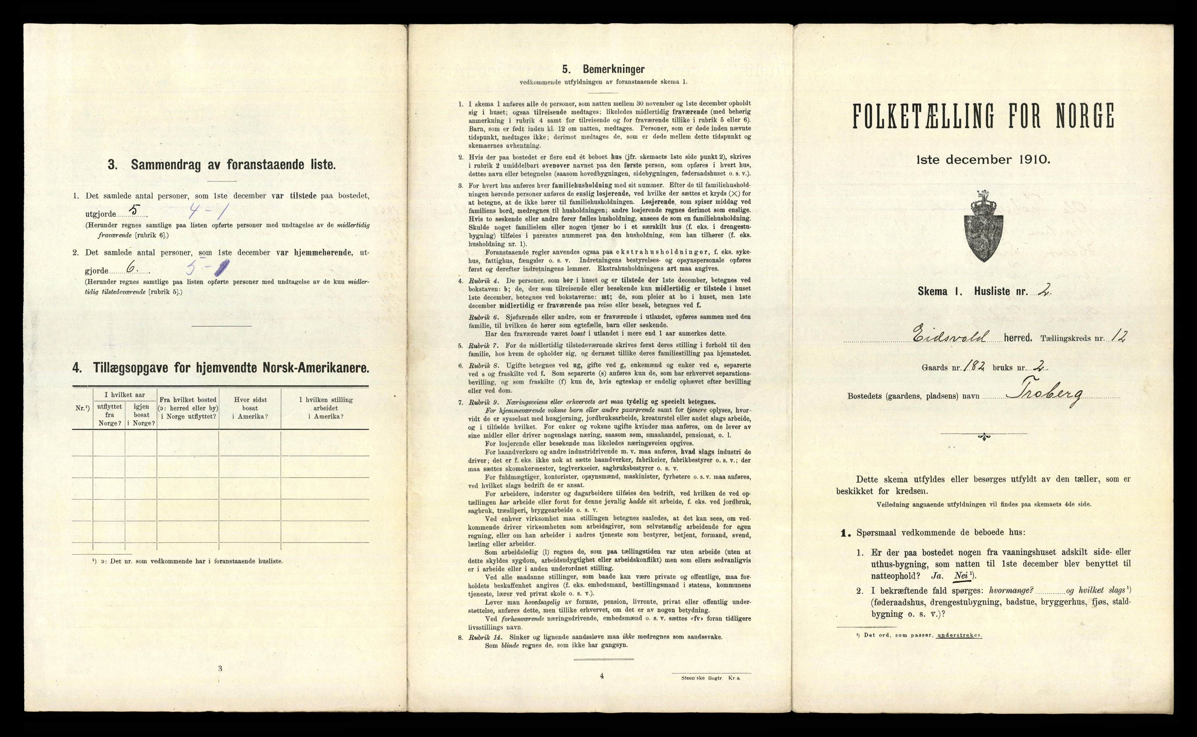 RA, 1910 census for Eidsvoll, 1910, p. 2806