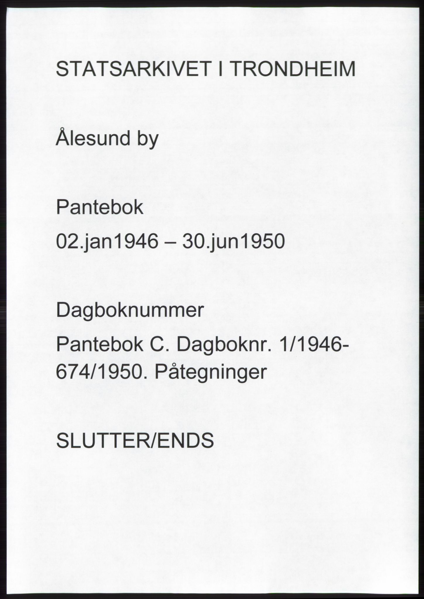 Ålesund byfogd, AV/SAT-A-4384: Mortgage book no. C34-35, 1946-1950, Deed date: 30.06.1950