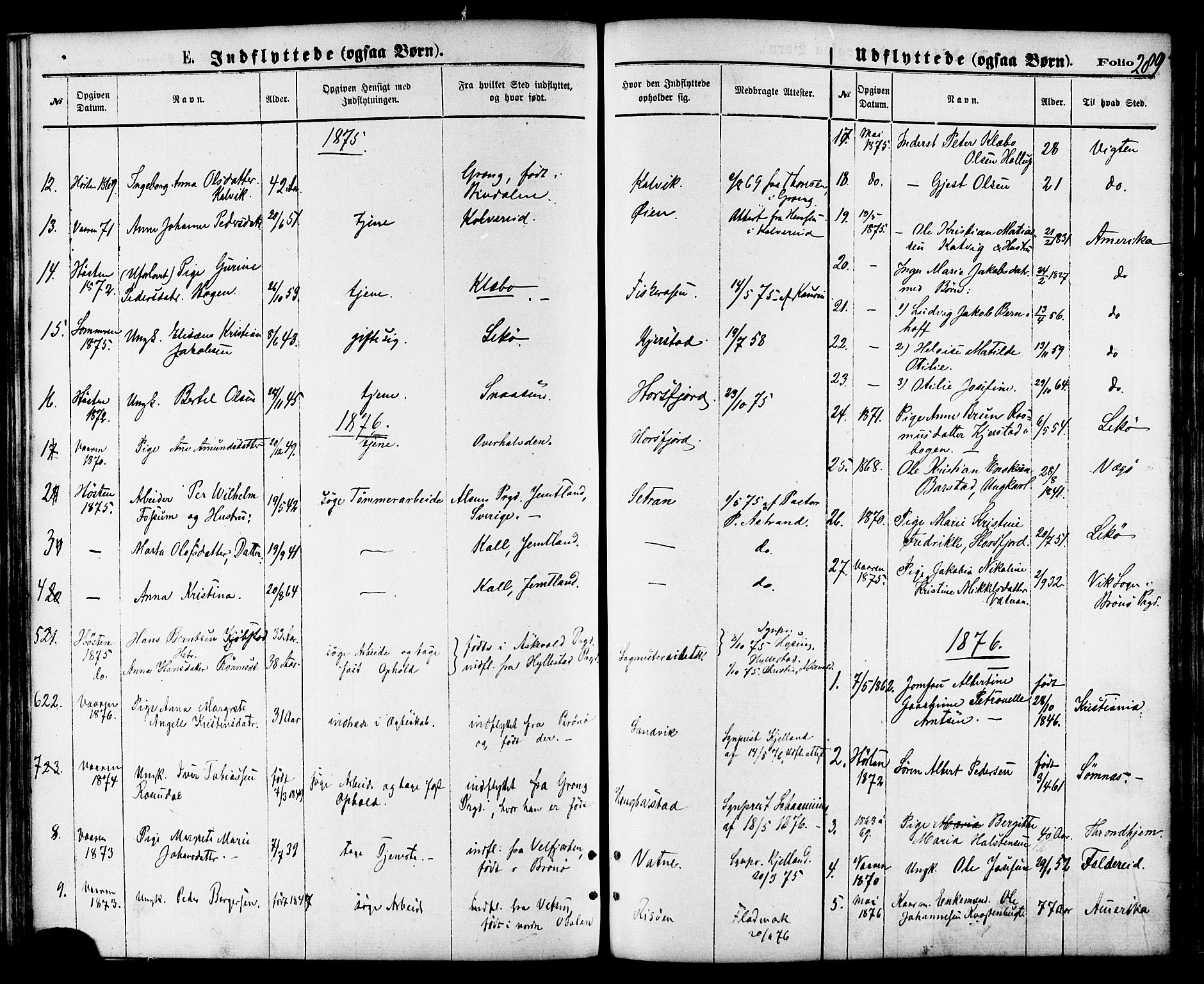 Ministerialprotokoller, klokkerbøker og fødselsregistre - Nordland, AV/SAT-A-1459/810/L0148: Parish register (official) no. 810A09 /1, 1874-1884, p. 289