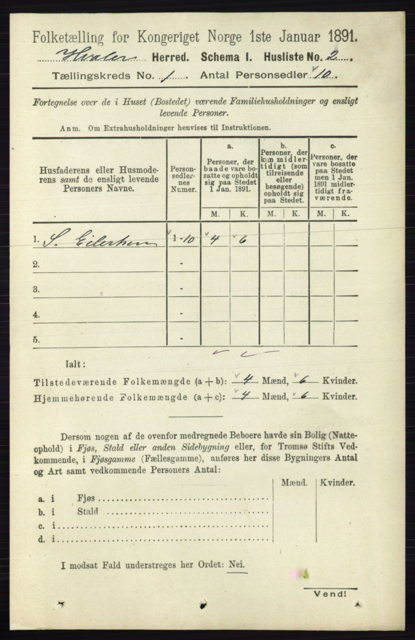 RA, 1891 census for 0111 Hvaler, 1891, p. 25