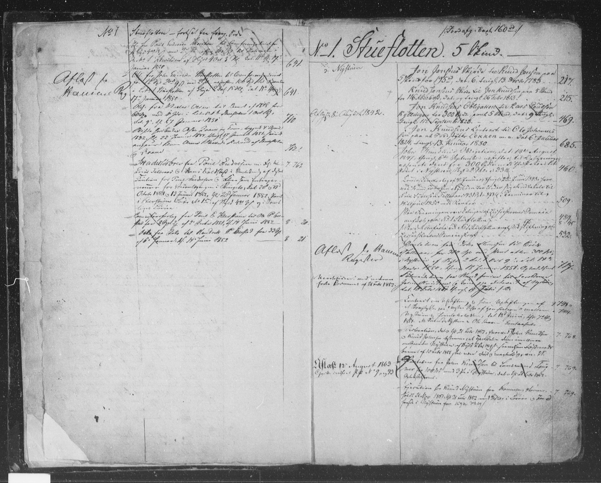 Nord-Gudbrandsdal tingrett, AV/SAH-TING-002/H/Ha/Hab/L0001: Mortgage register no. 1, 1785-1864