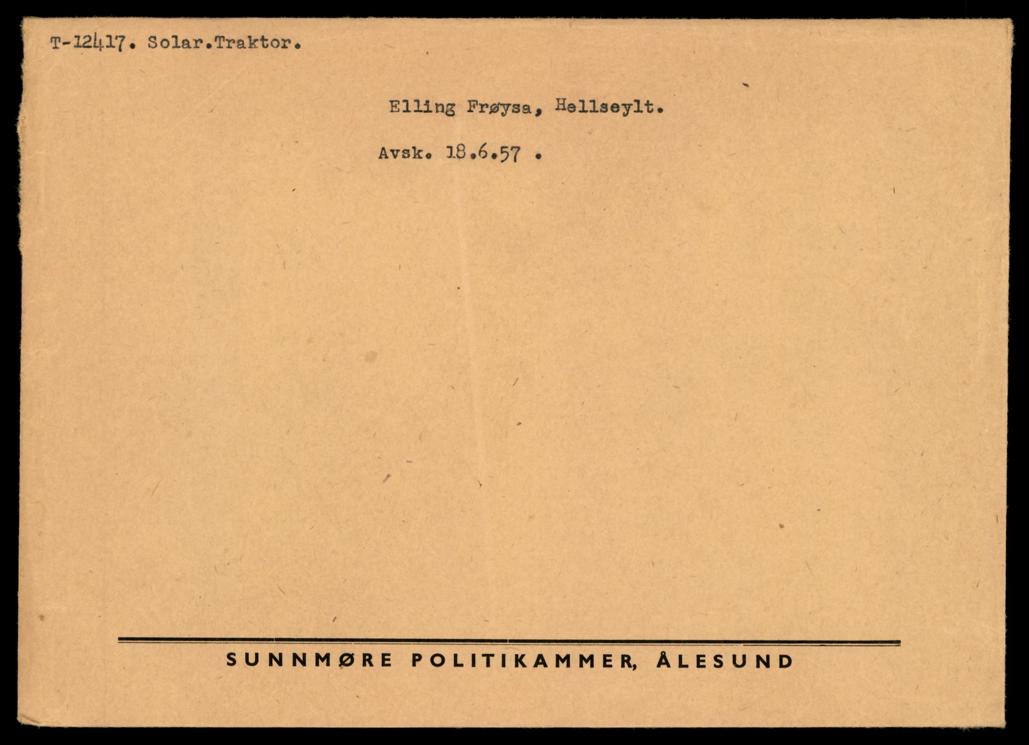 Møre og Romsdal vegkontor - Ålesund trafikkstasjon, AV/SAT-A-4099/F/Fe/L0033: Registreringskort for kjøretøy T 12151 - T 12474, 1927-1998, p. 3031