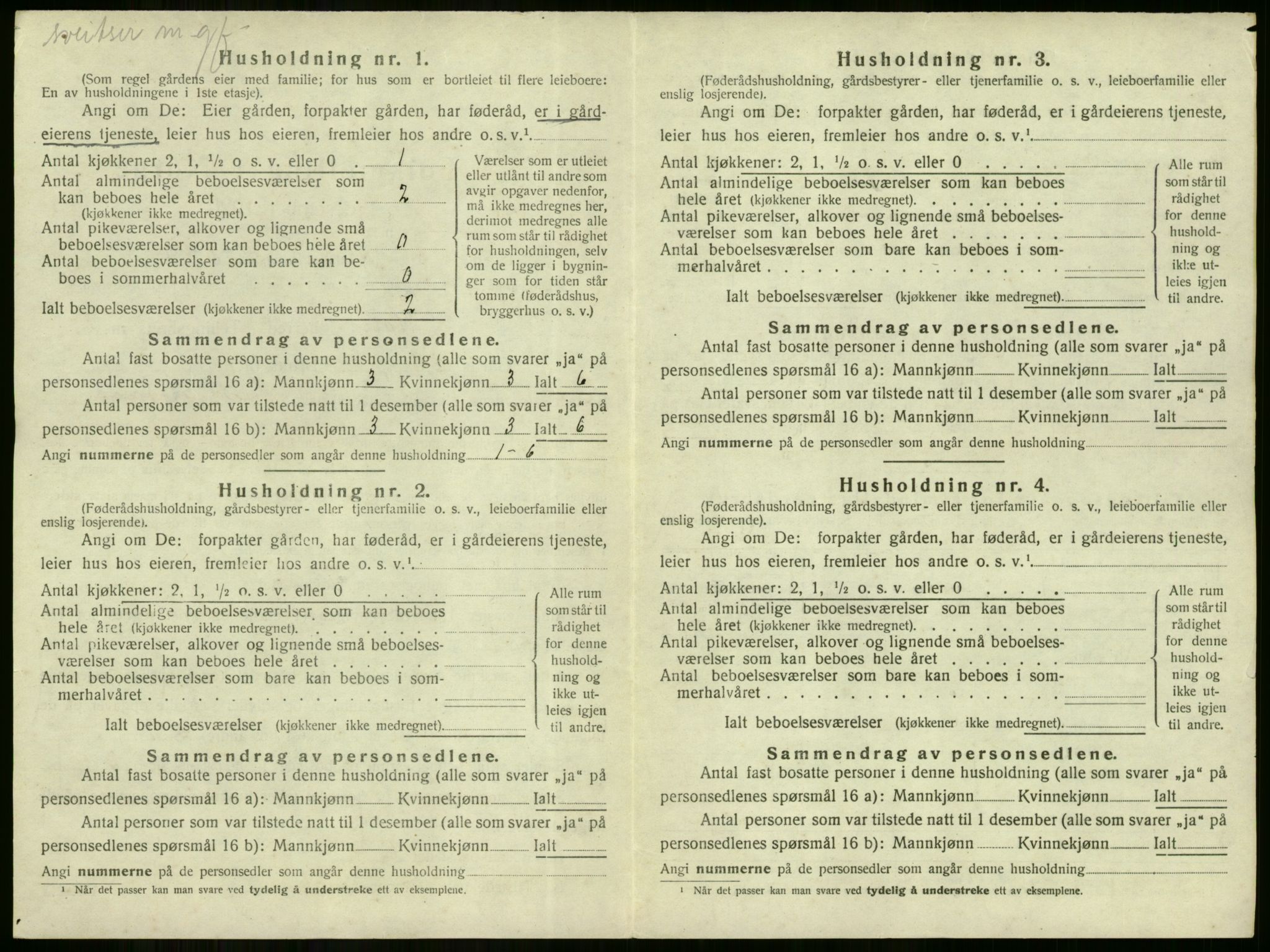 SAKO, 1920 census for Hole, 1920, p. 212