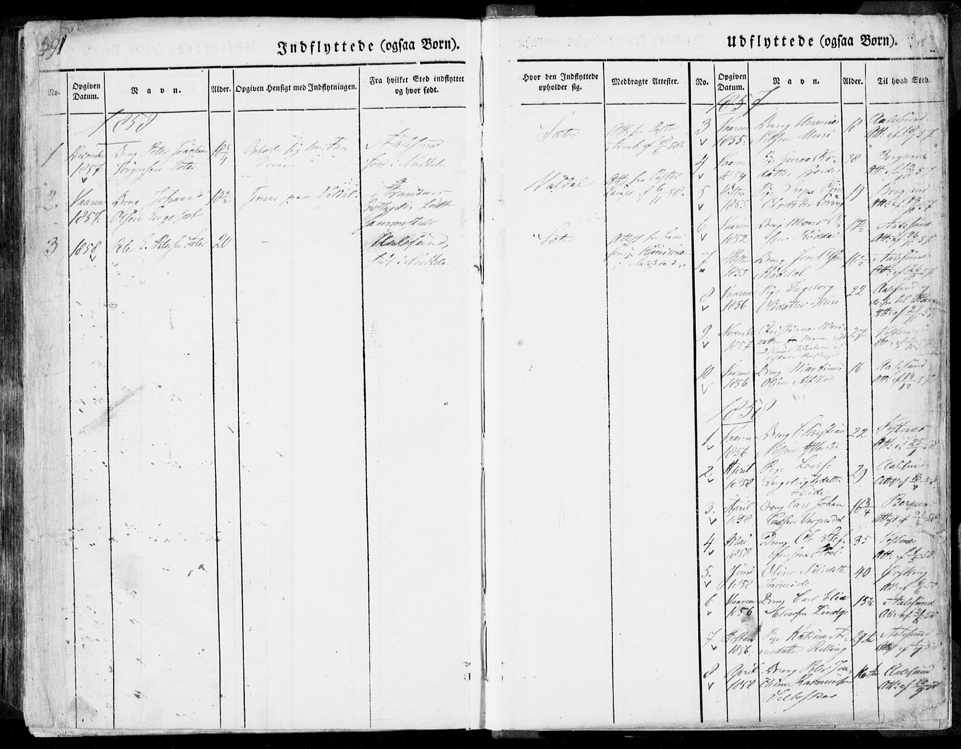 Ministerialprotokoller, klokkerbøker og fødselsregistre - Møre og Romsdal, AV/SAT-A-1454/519/L0248: Parish register (official) no. 519A07, 1829-1860, p. 391