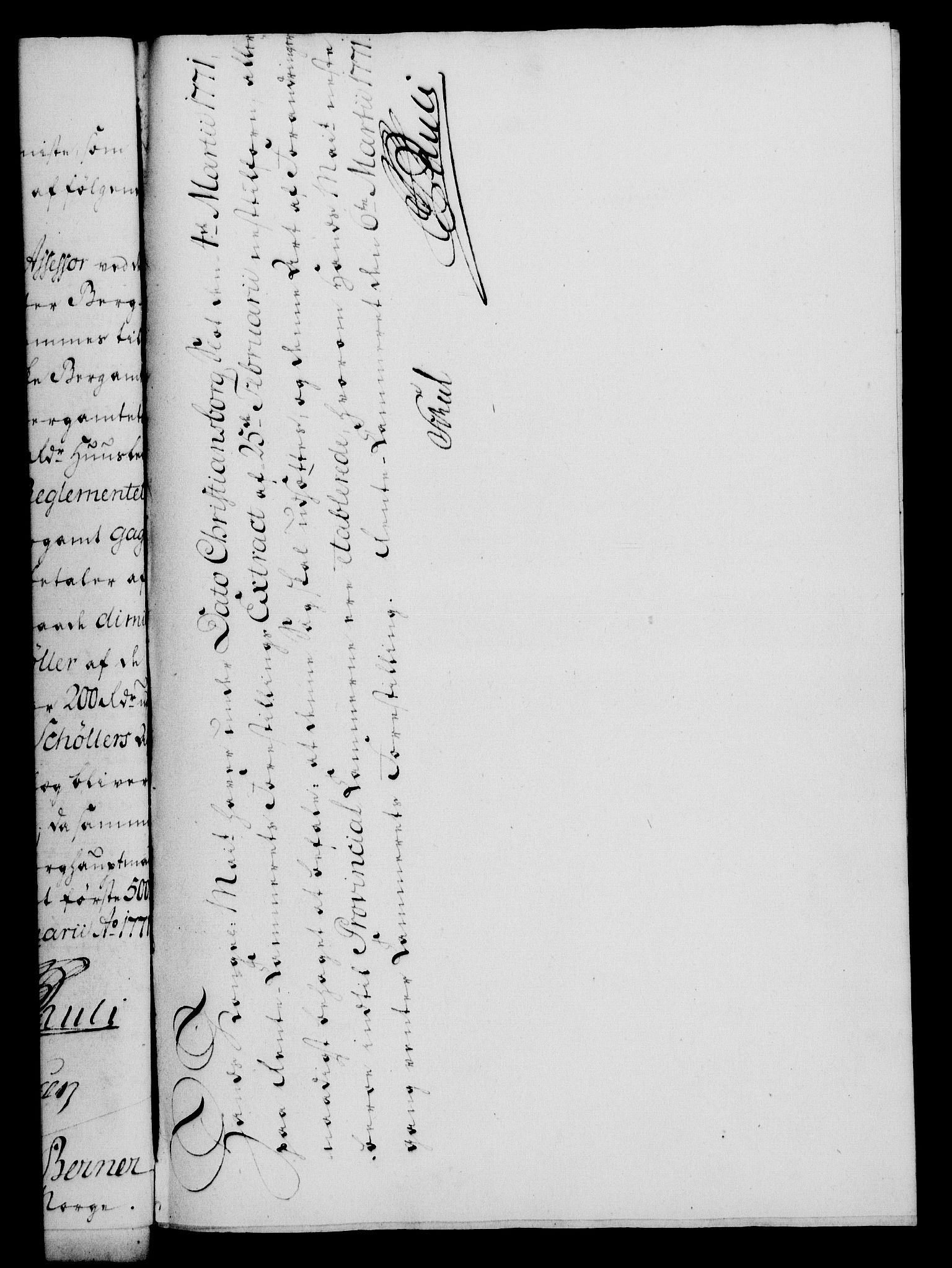 Rentekammeret, Kammerkanselliet, RA/EA-3111/G/Gf/Gfa/L0053: Norsk relasjons- og resolusjonsprotokoll (merket RK 52.53), 1771, p. 99