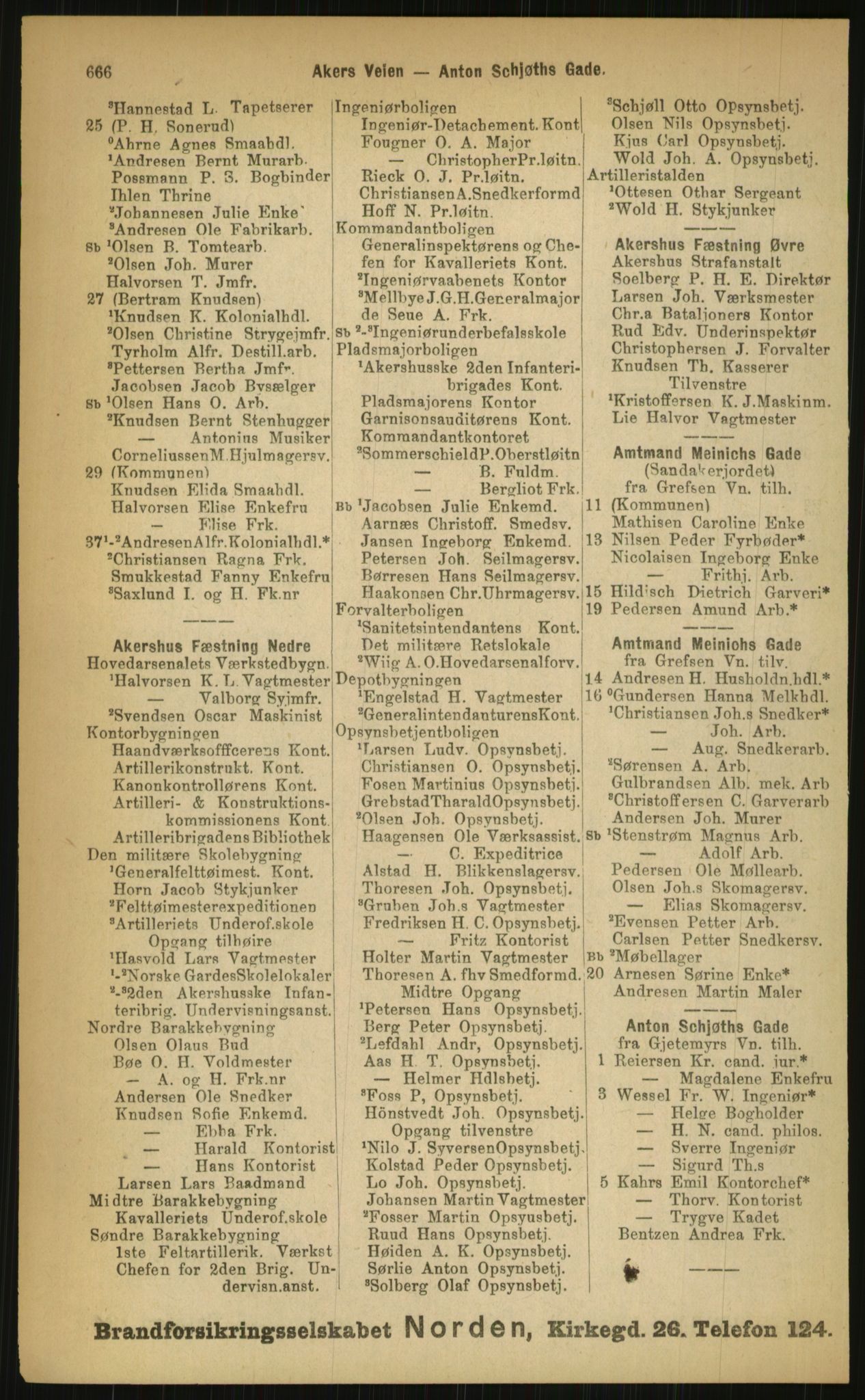 Kristiania/Oslo adressebok, PUBL/-, 1899, p. 666