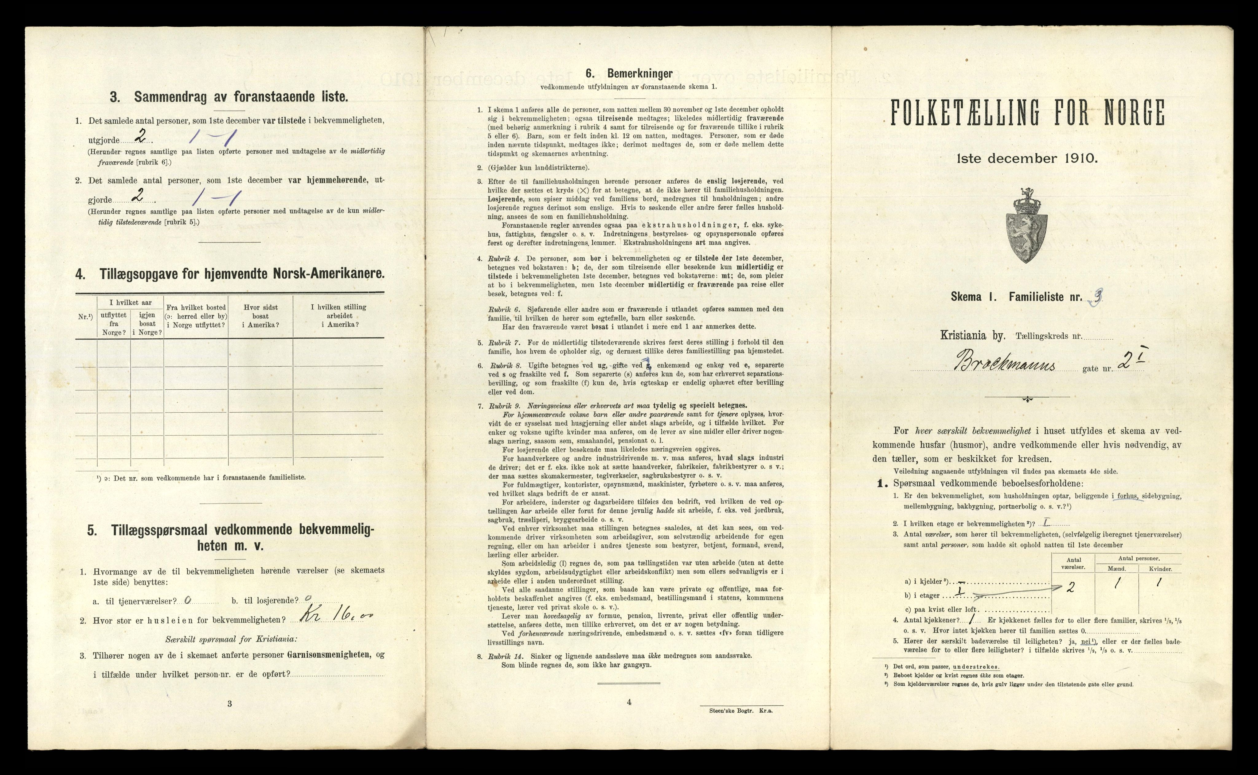 RA, 1910 census for Kristiania, 1910, p. 10873