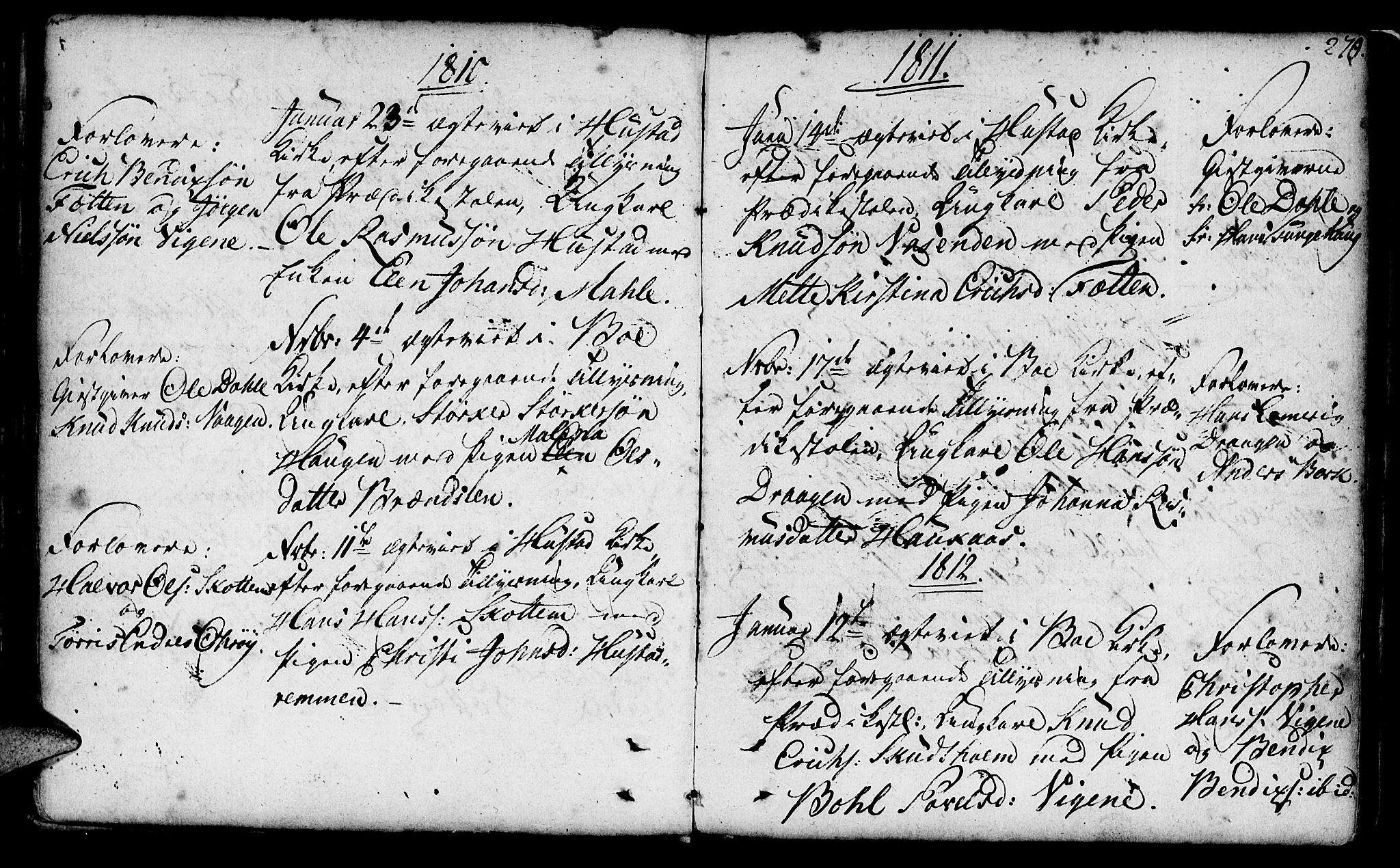 Ministerialprotokoller, klokkerbøker og fødselsregistre - Møre og Romsdal, AV/SAT-A-1454/566/L0761: Parish register (official) no. 566A02 /1, 1767-1817, p. 270