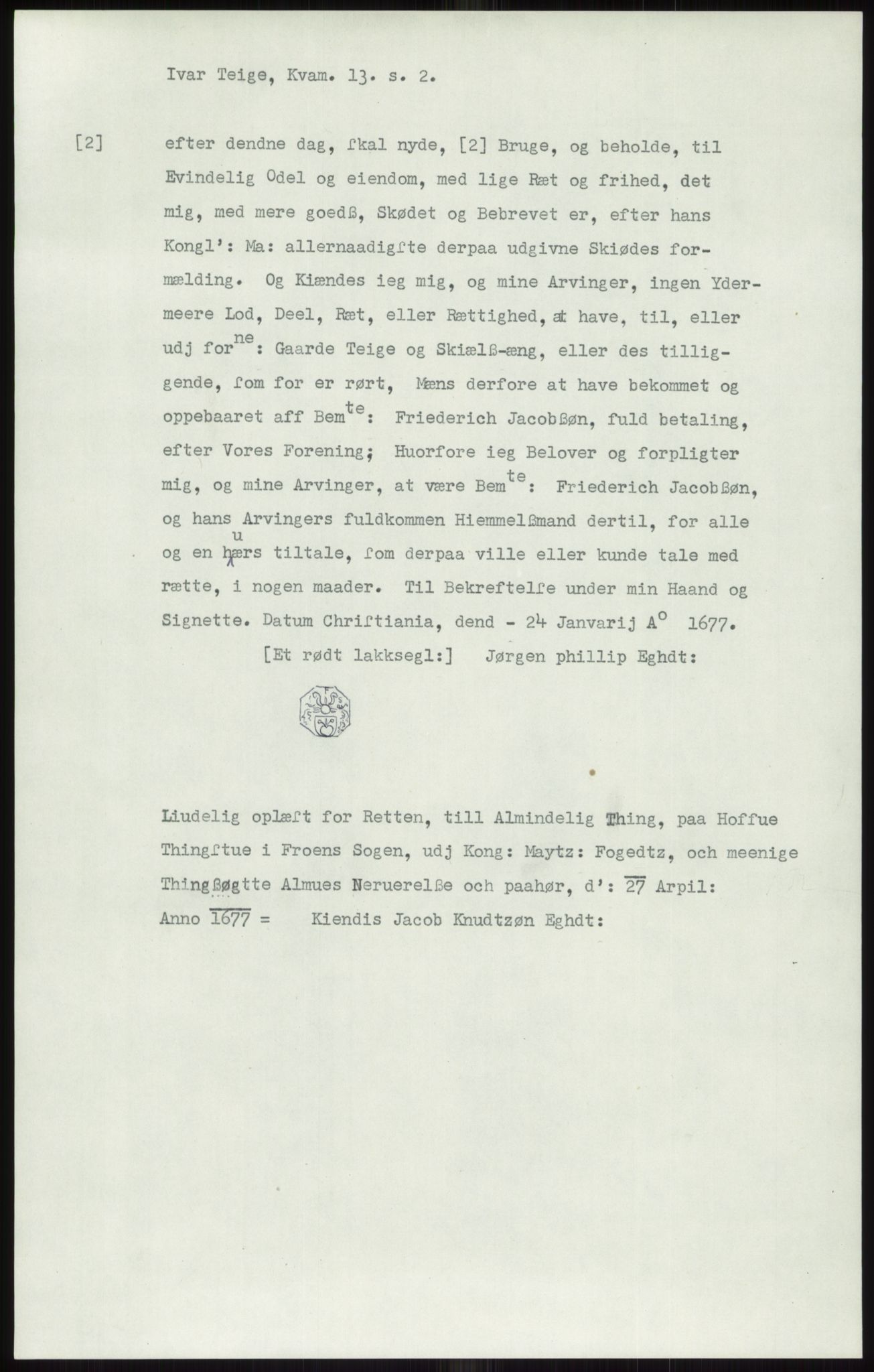 Samlinger til kildeutgivelse, Diplomavskriftsamlingen, AV/RA-EA-4053/H/Ha, p. 227