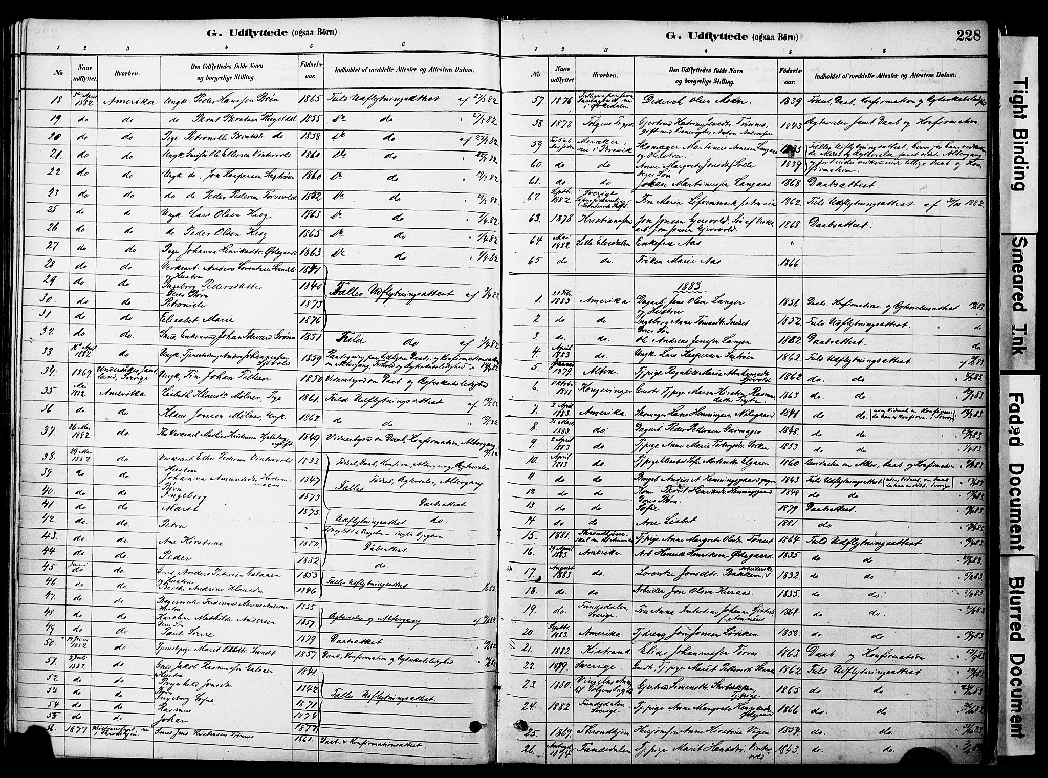 Ministerialprotokoller, klokkerbøker og fødselsregistre - Sør-Trøndelag, SAT/A-1456/681/L0933: Parish register (official) no. 681A11, 1879-1890, p. 228