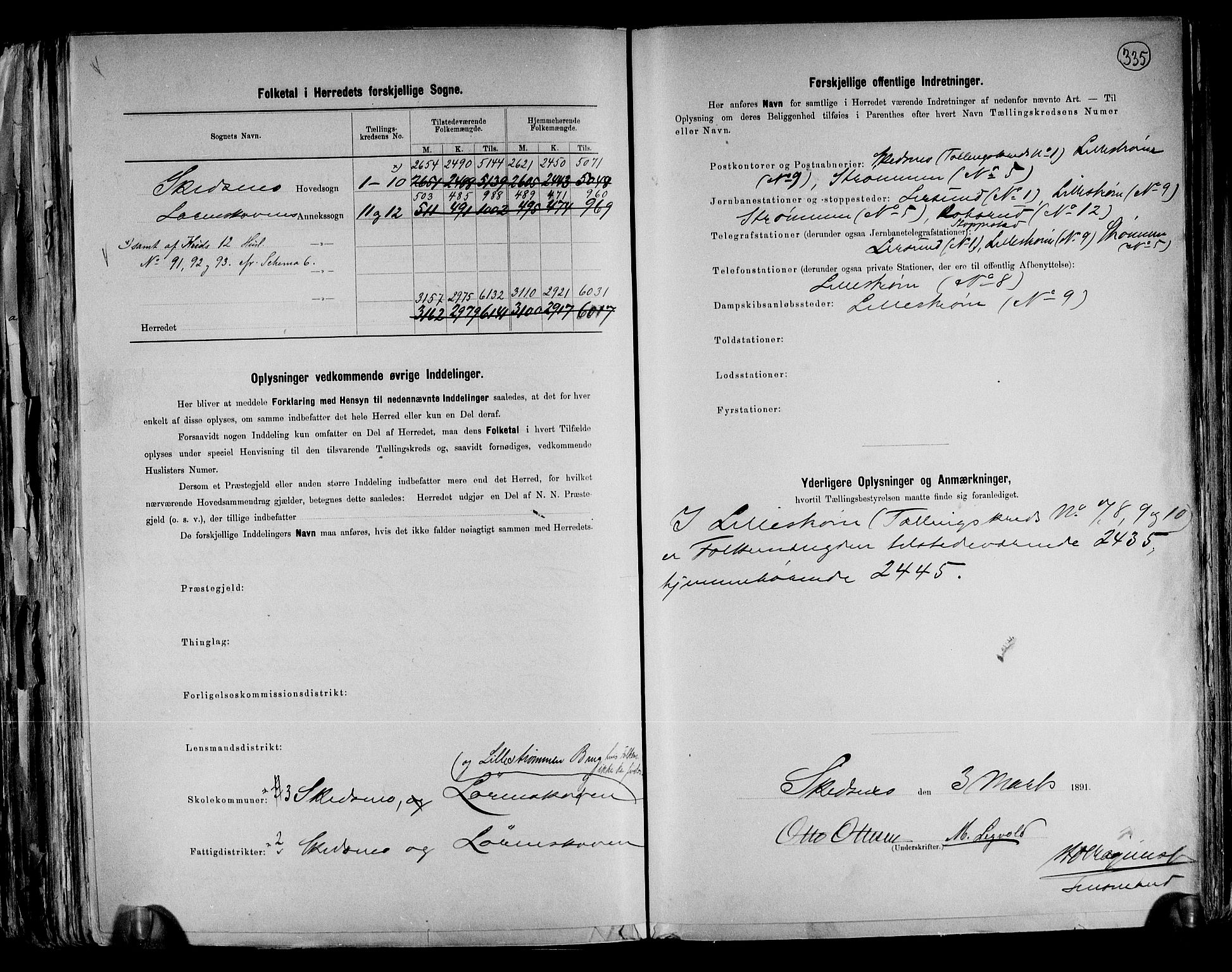 RA, 1891 census for 0231 Skedsmo, 1891, p. 3