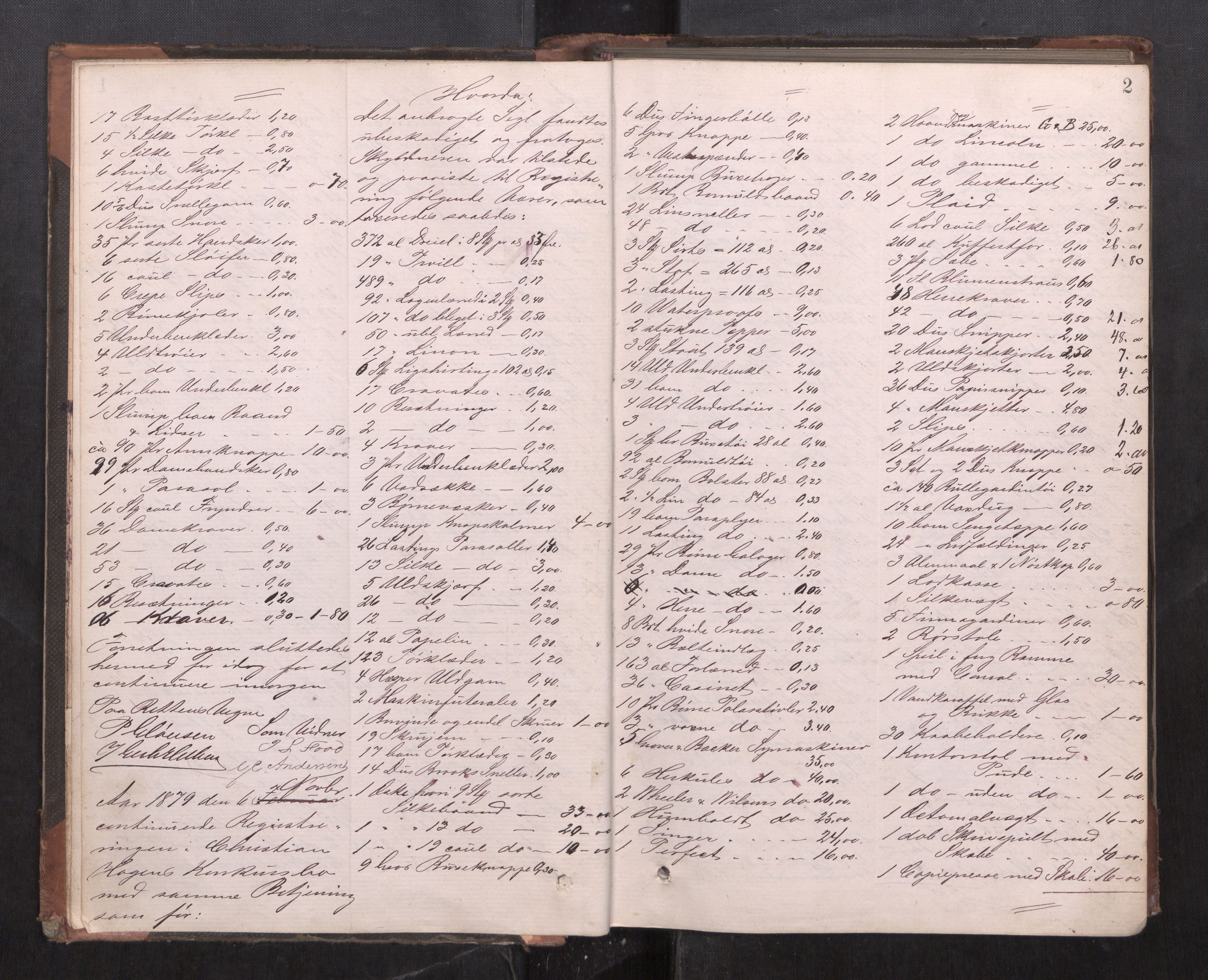 Trondheim byfogd, AV/SAT-A-0003/1/3/3C/L0010: Skifteregistreringsprotokoll - 5/11-5/5. (u/ register), 1879-1887, p. 2