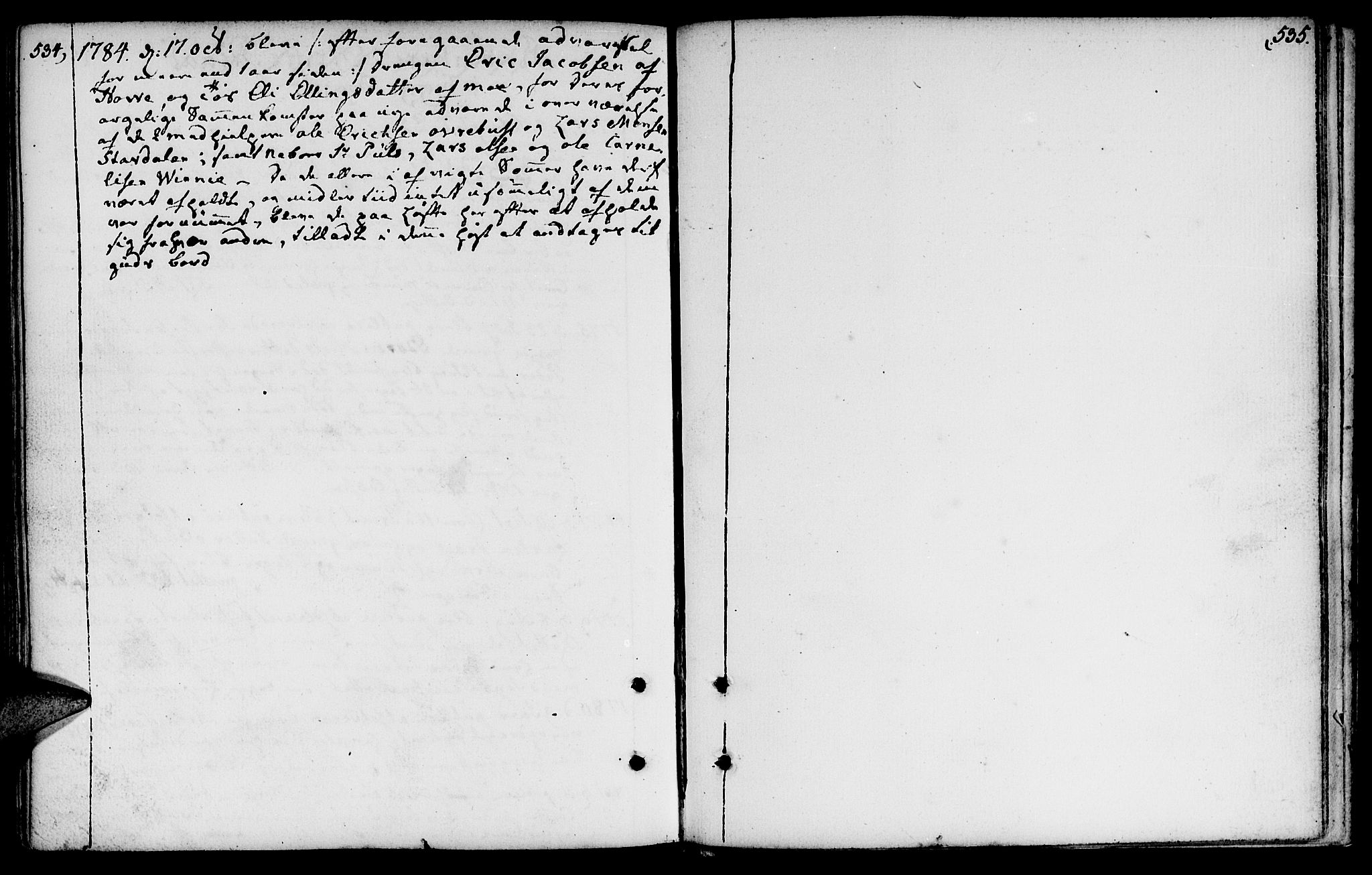 Ministerialprotokoller, klokkerbøker og fødselsregistre - Møre og Romsdal, AV/SAT-A-1454/520/L0271: Parish register (official) no. 520A01, 1759-1801, p. 534-535