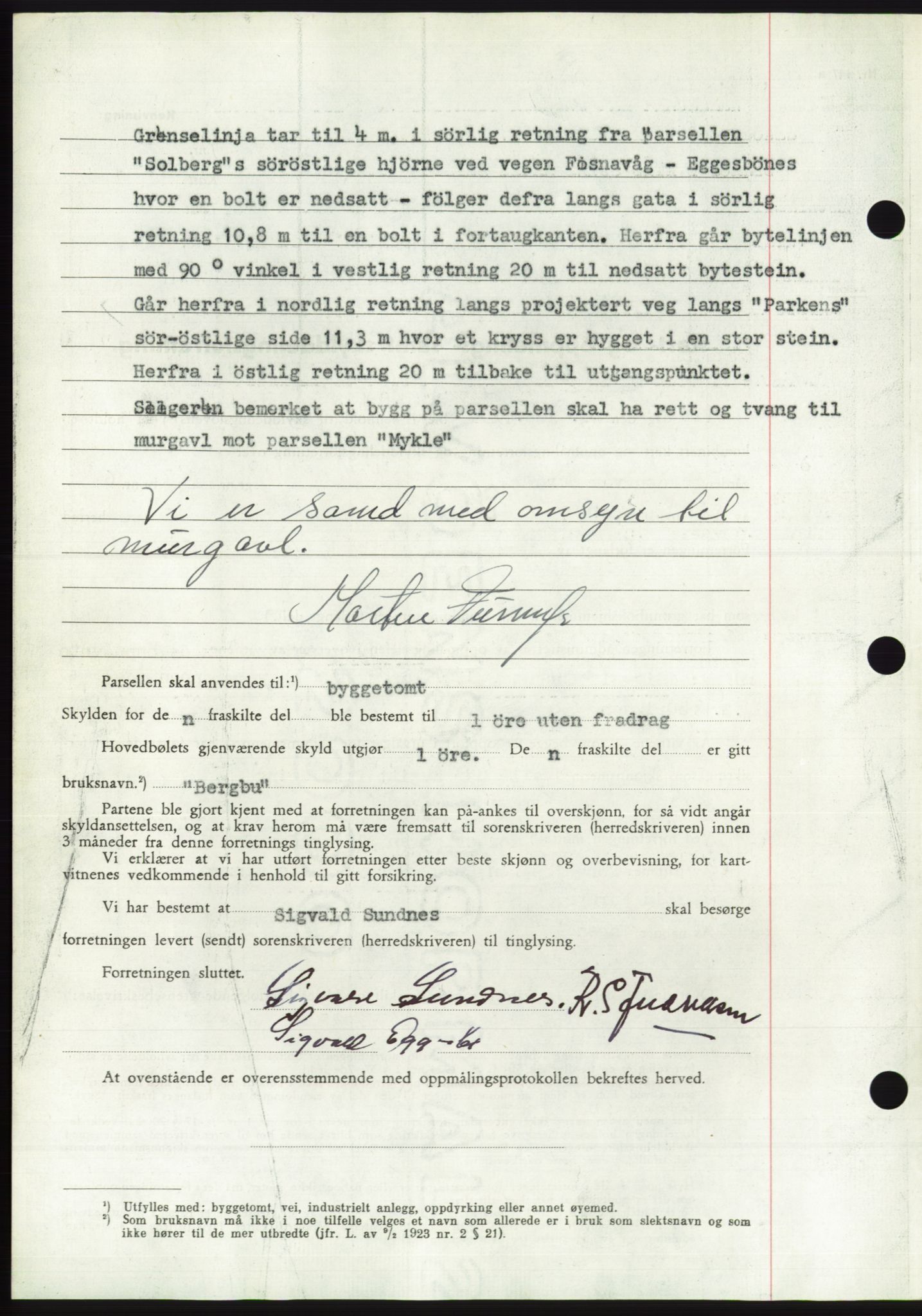 Søre Sunnmøre sorenskriveri, AV/SAT-A-4122/1/2/2C/L0100: Mortgage book no. 26A, 1954-1955, Diary no: : 385/1955