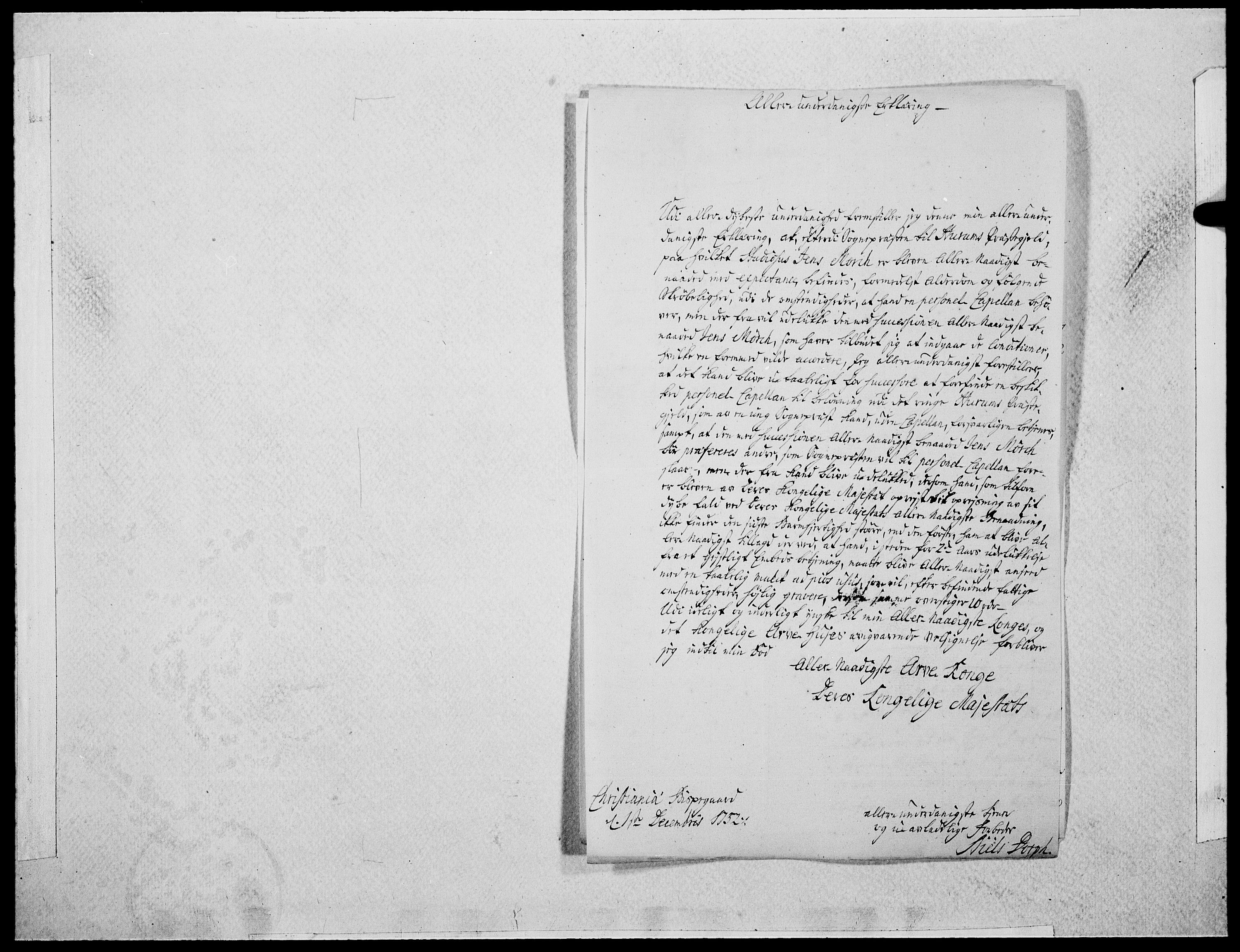 Danske Kanselli 1572-1799, AV/RA-EA-3023/F/Fc/Fcc/Fcca/L0163: Norske innlegg 1572-1799, 1753, p. 4