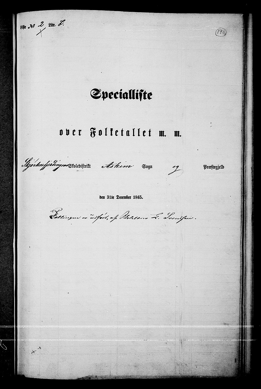 RA, 1865 census for Askim, 1865, p. 50