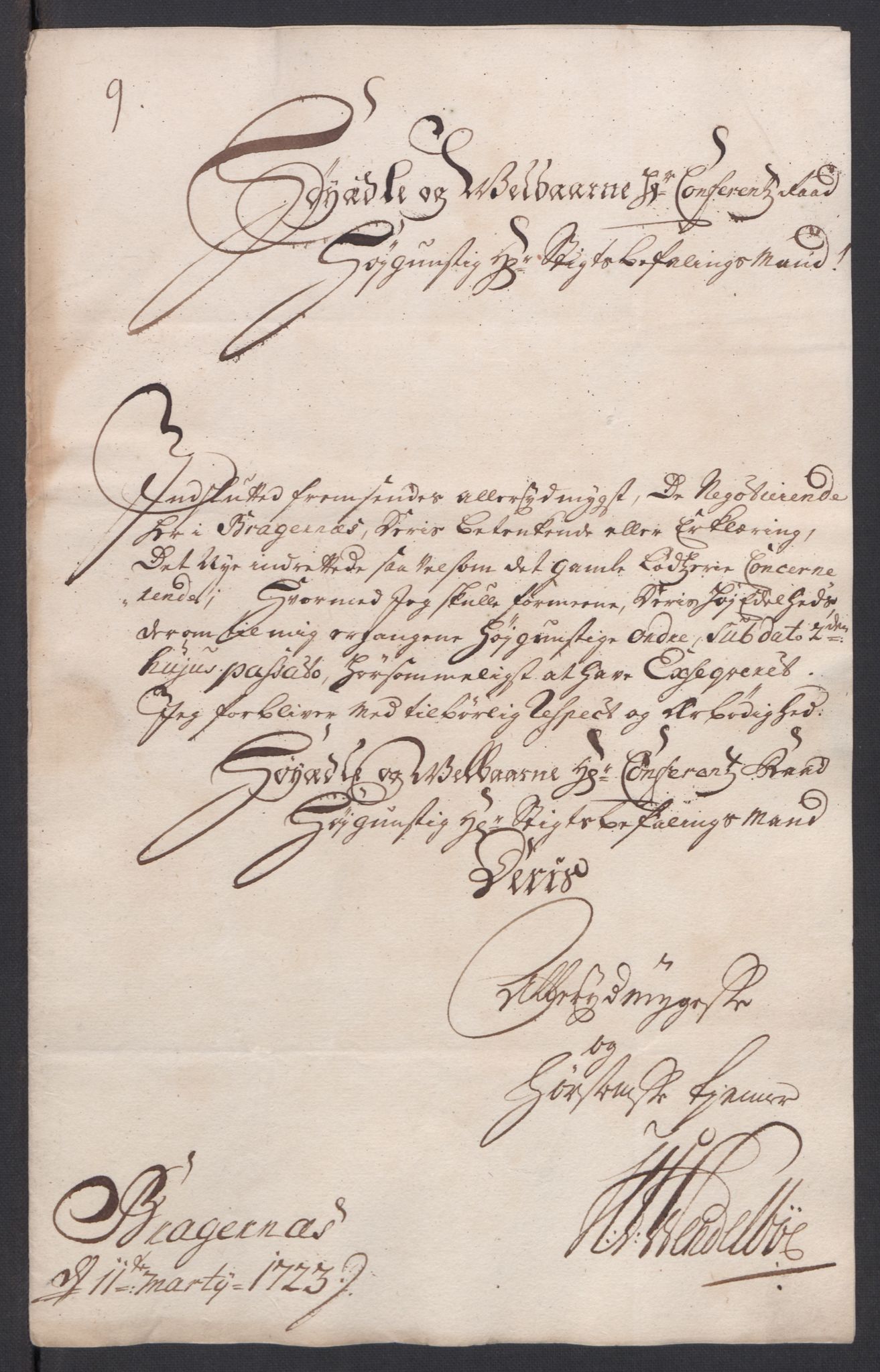 Forskjellige samlinger, Uplasserte saker i Eldre avdeling, AV/RA-EA-4033/F/L0005: Losvesenet., 1723-1807, p. 29
