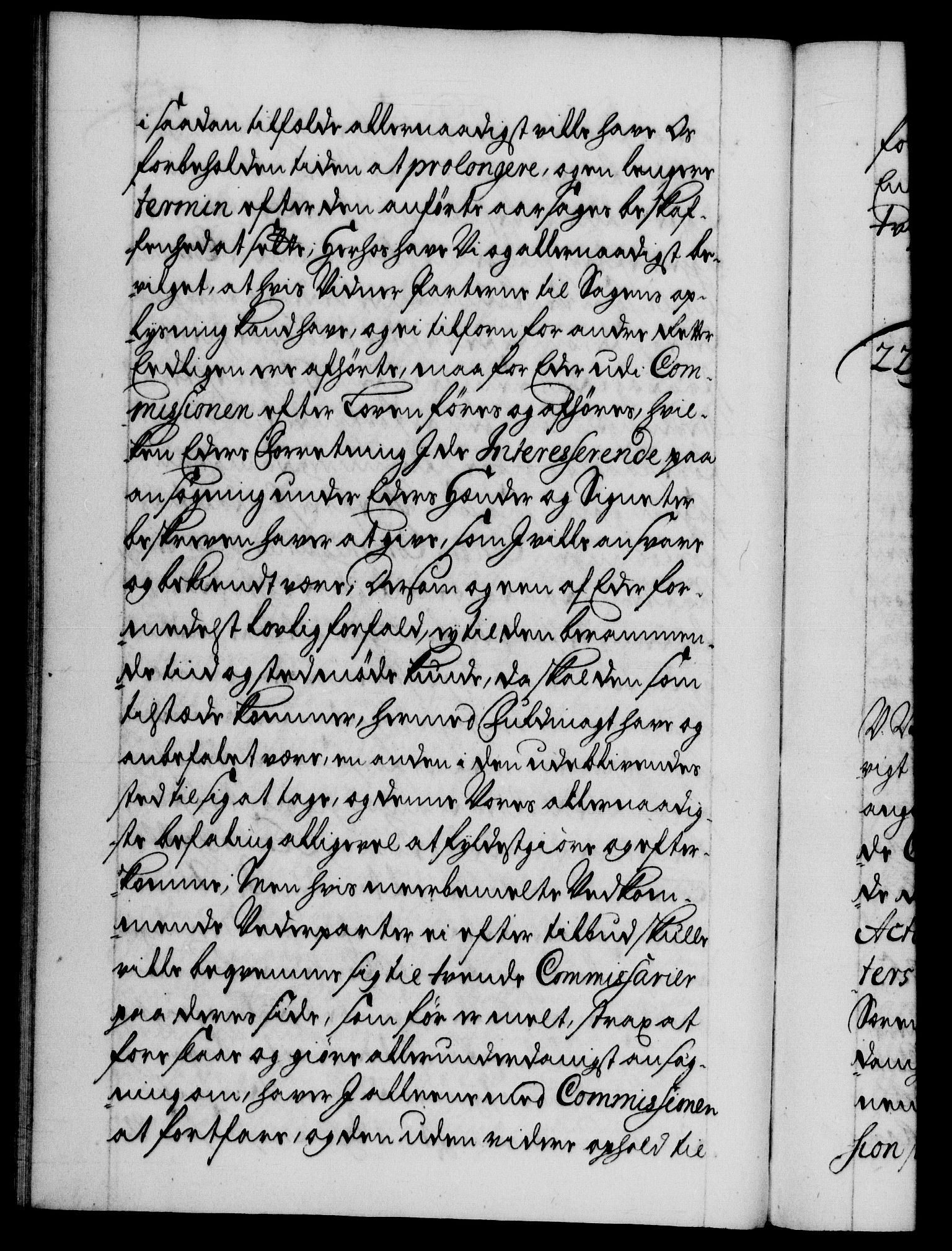 Danske Kanselli 1572-1799, AV/RA-EA-3023/F/Fc/Fca/Fcab/L0026: Norske tegnelser, 1734-1735, p. 522b