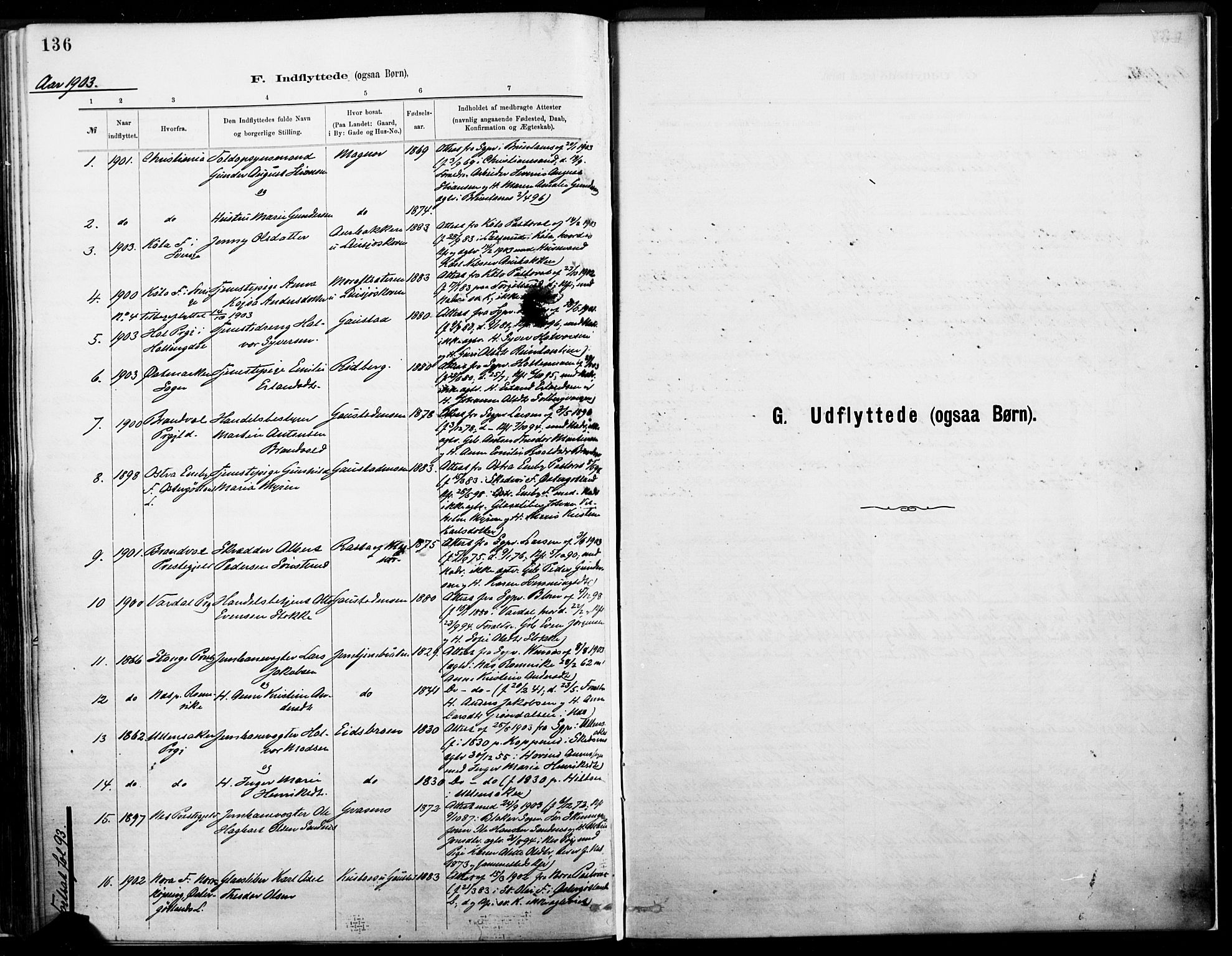 Eidskog prestekontor, AV/SAH-PREST-026/H/Ha/Haa/L0004: Parish register (official) no. 4, 1884-1897, p. 136