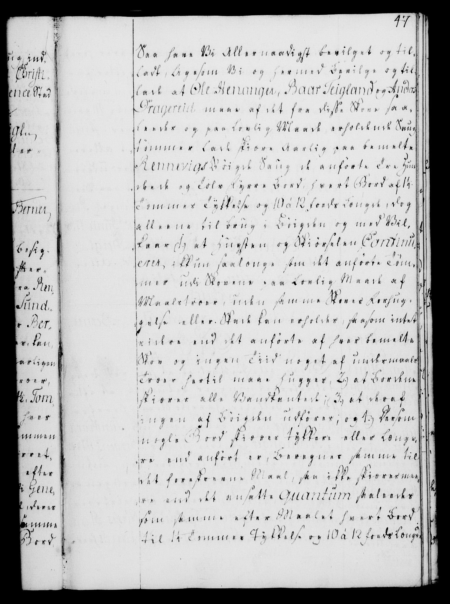 Rentekammeret, Kammerkanselliet, AV/RA-EA-3111/G/Gg/Gga/L0008: Norsk ekspedisjonsprotokoll med register (merket RK 53.8), 1768-1771, p. 47