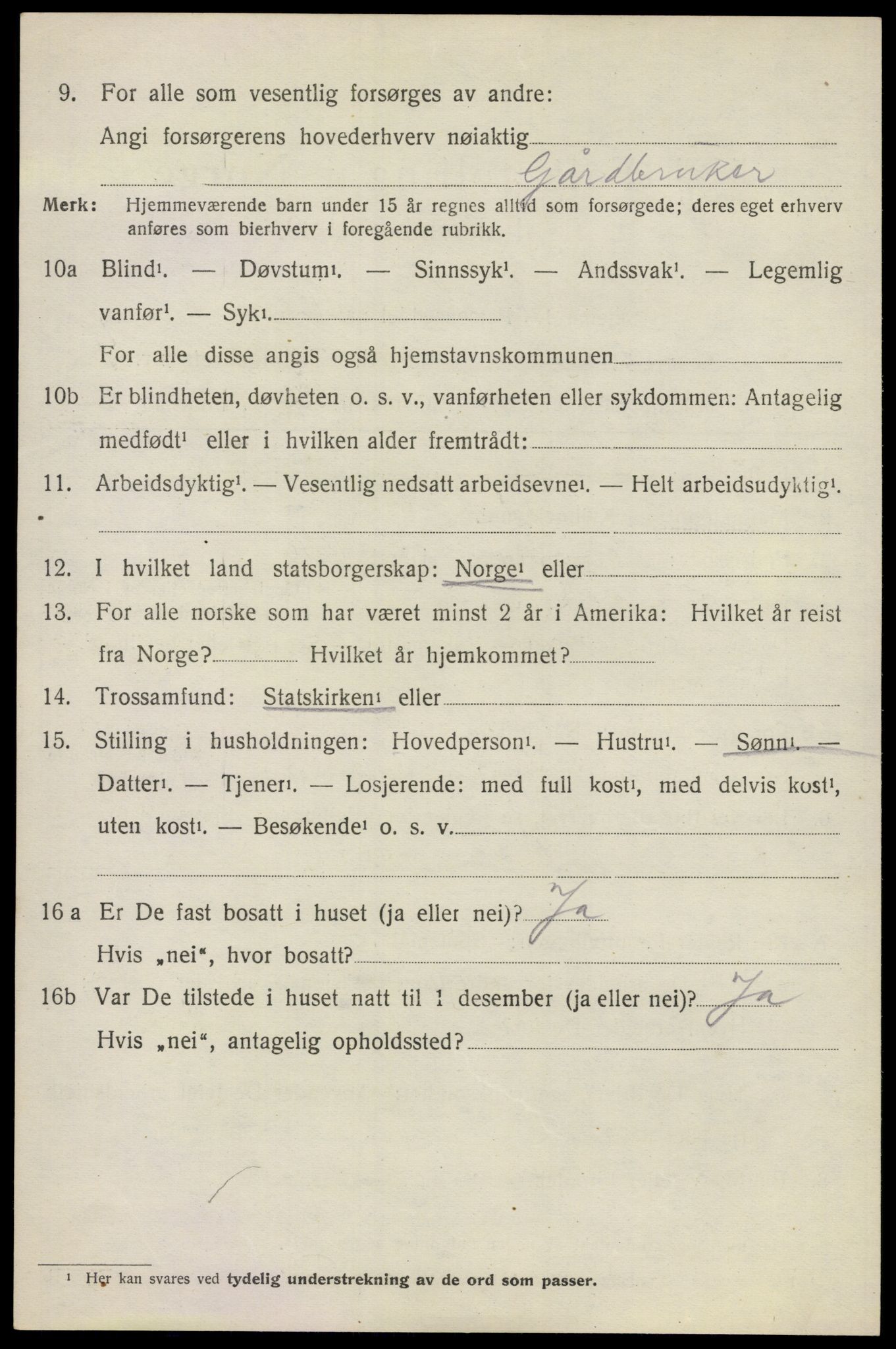 SAO, 1920 census for Skedsmo, 1920, p. 4310