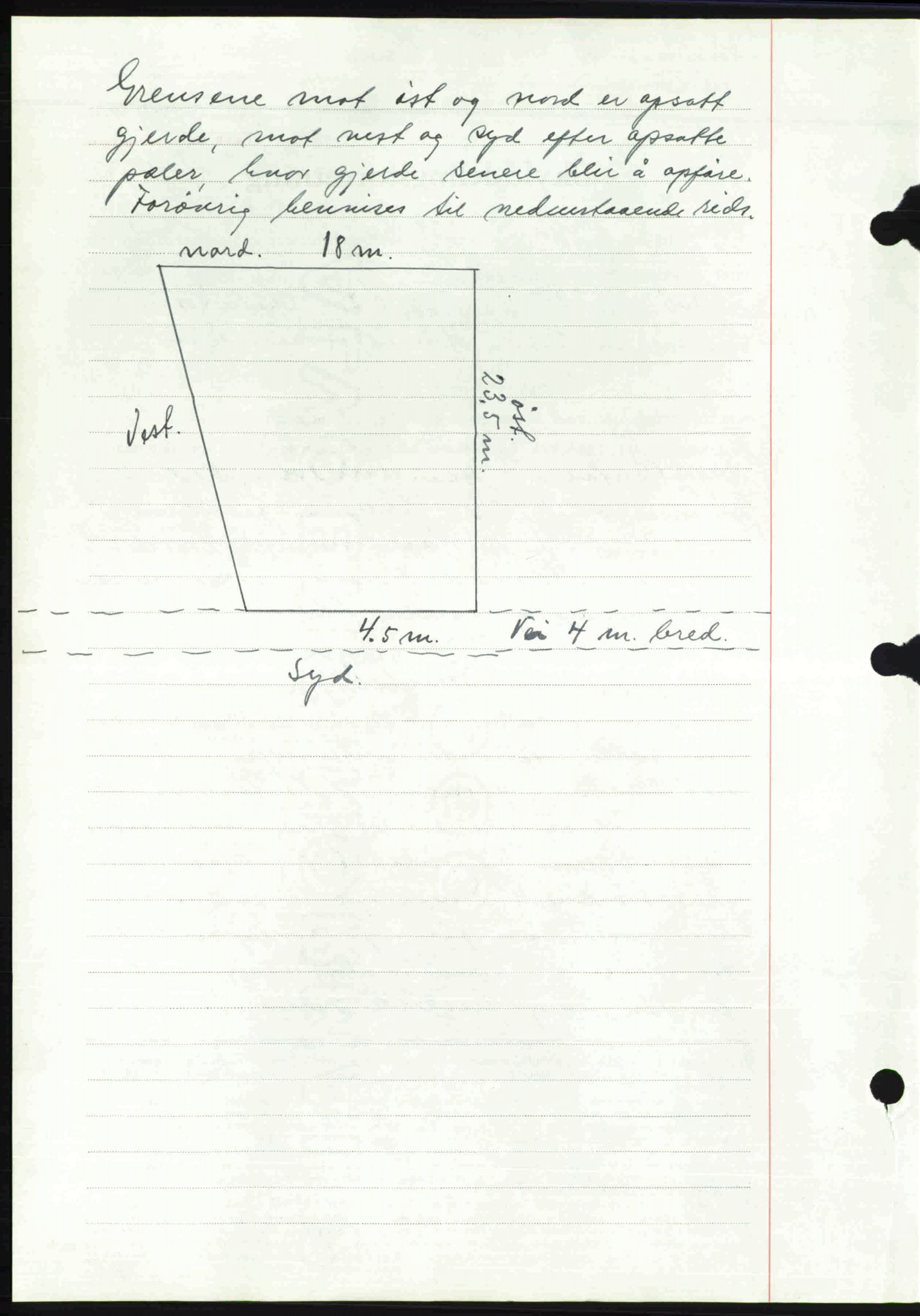 Toten tingrett, SAH/TING-006/H/Hb/Hbc/L0006: Mortgage book no. Hbc-06, 1939-1939, Diary no: : 1237/1939