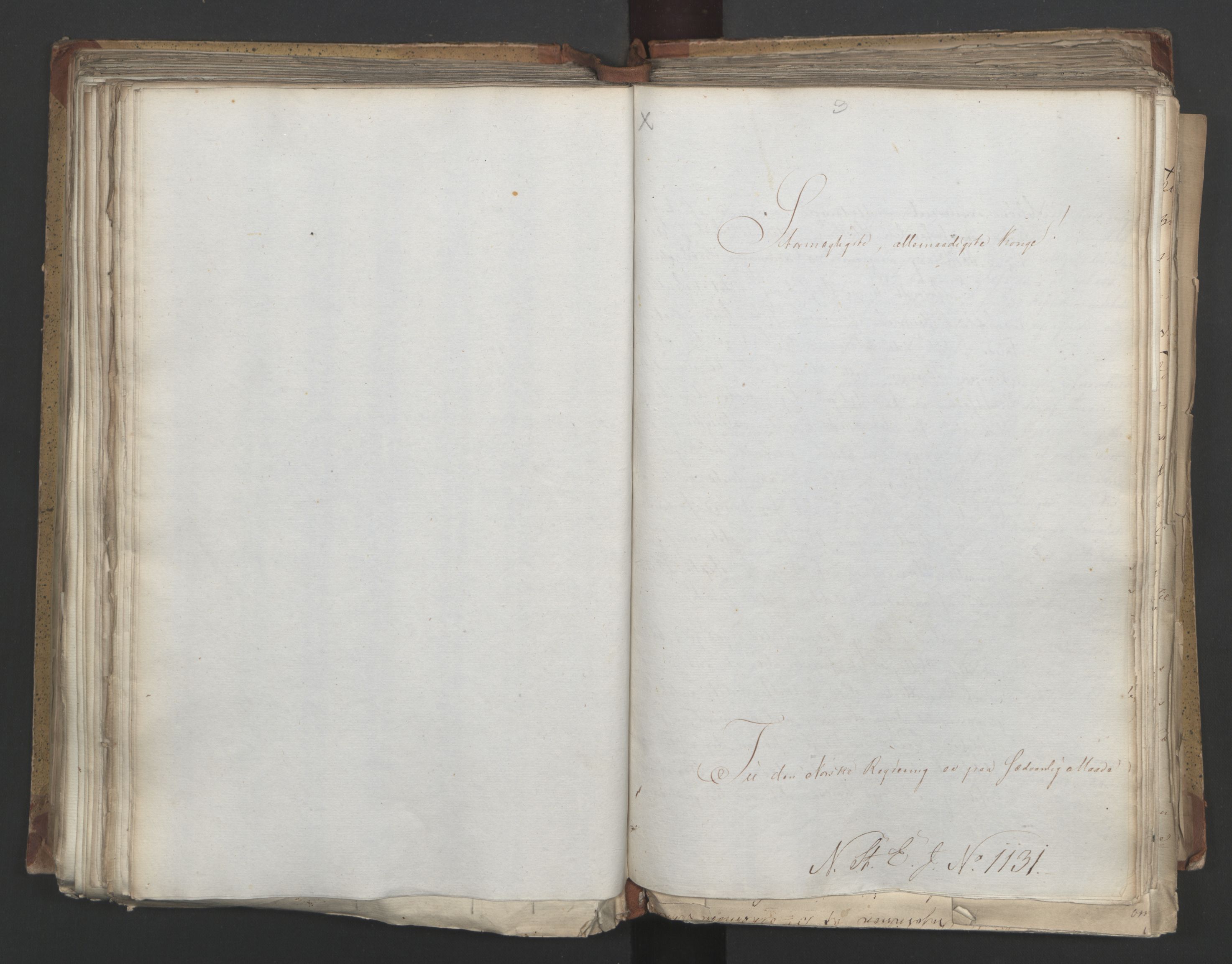 Statsrådsavdelingen i Stockholm, AV/RA-S-1003/D/Da/L0005: Regjeringsinnstillinger nr. 1000-1246, 1816, p. 294