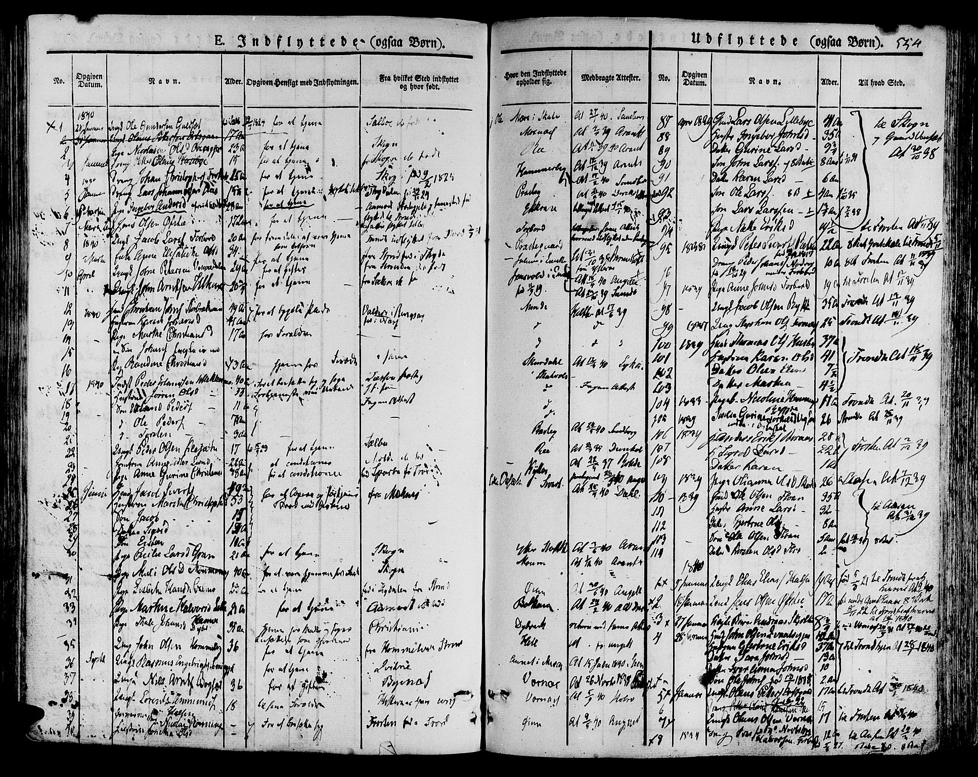 Ministerialprotokoller, klokkerbøker og fødselsregistre - Nord-Trøndelag, SAT/A-1458/709/L0072: Parish register (official) no. 709A12, 1833-1844, p. 554