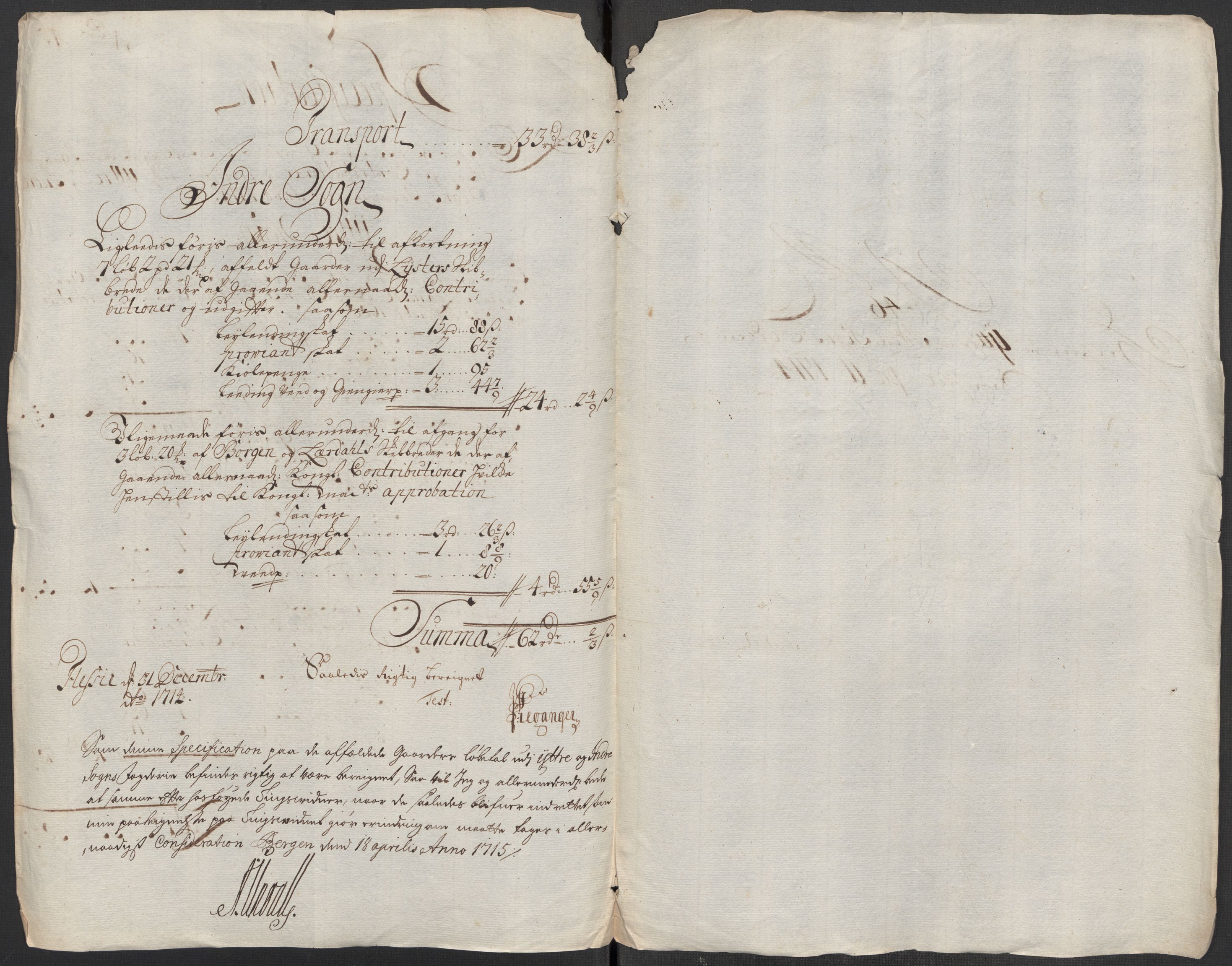 Rentekammeret inntil 1814, Reviderte regnskaper, Fogderegnskap, AV/RA-EA-4092/R52/L3319: Fogderegnskap Sogn, 1713-1714, p. 903