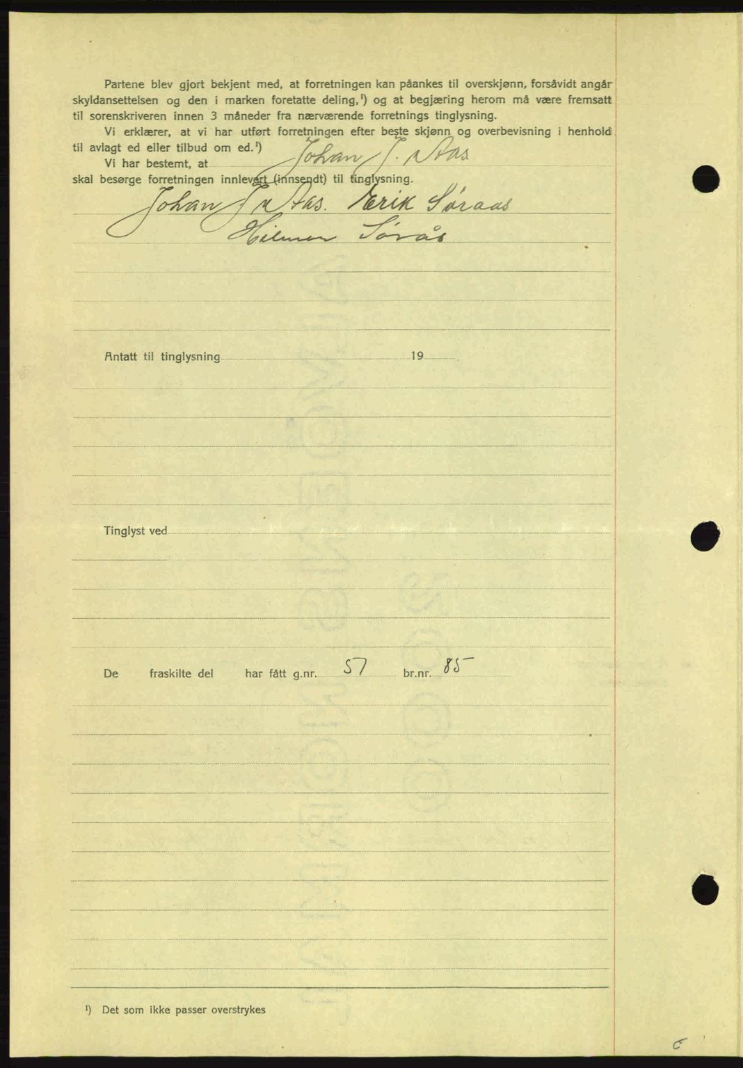 Romsdal sorenskriveri, AV/SAT-A-4149/1/2/2C: Mortgage book no. A7, 1939-1939, Diary no: : 1198/1939