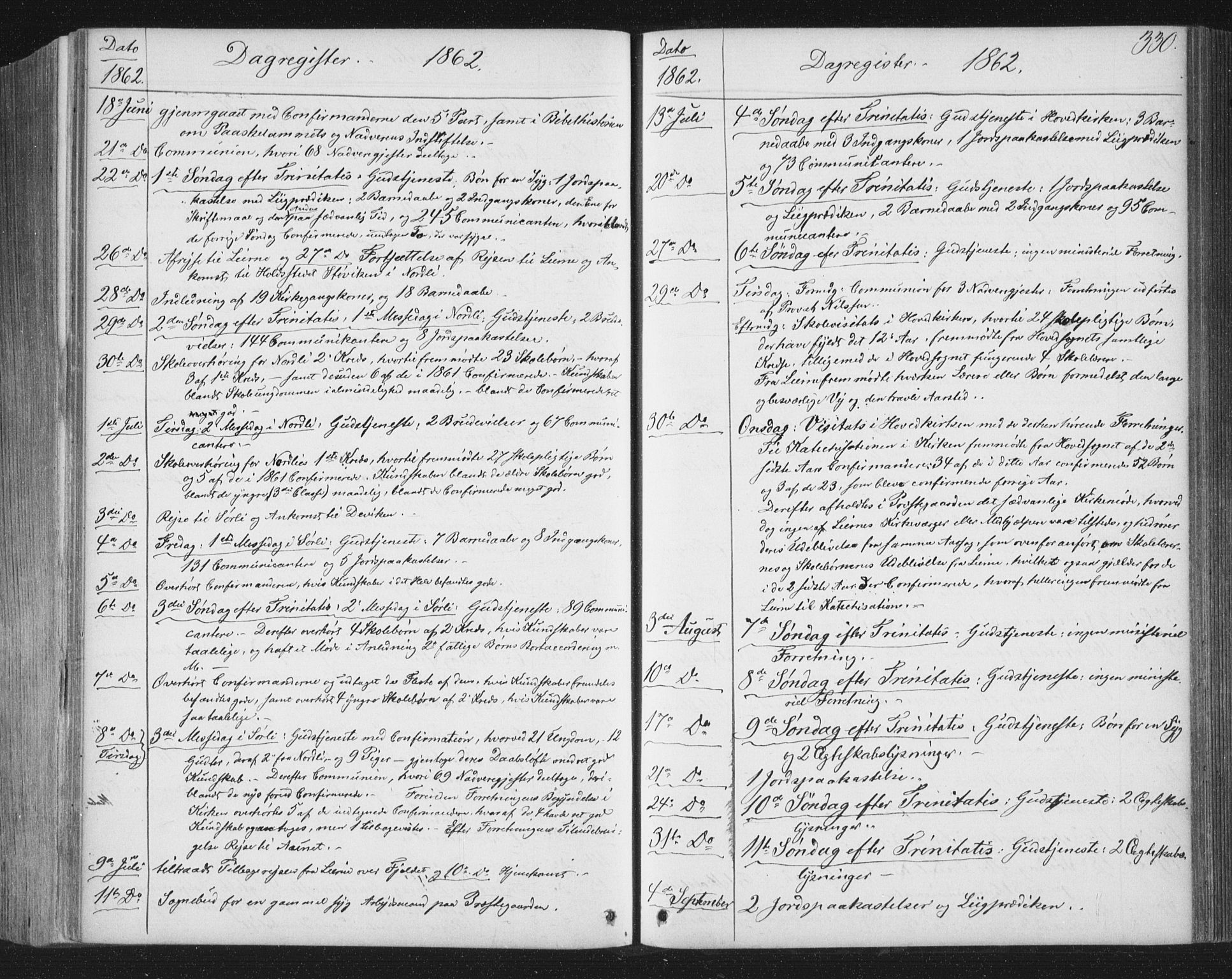 Ministerialprotokoller, klokkerbøker og fødselsregistre - Nord-Trøndelag, SAT/A-1458/749/L0472: Parish register (official) no. 749A06, 1857-1873, p. 330